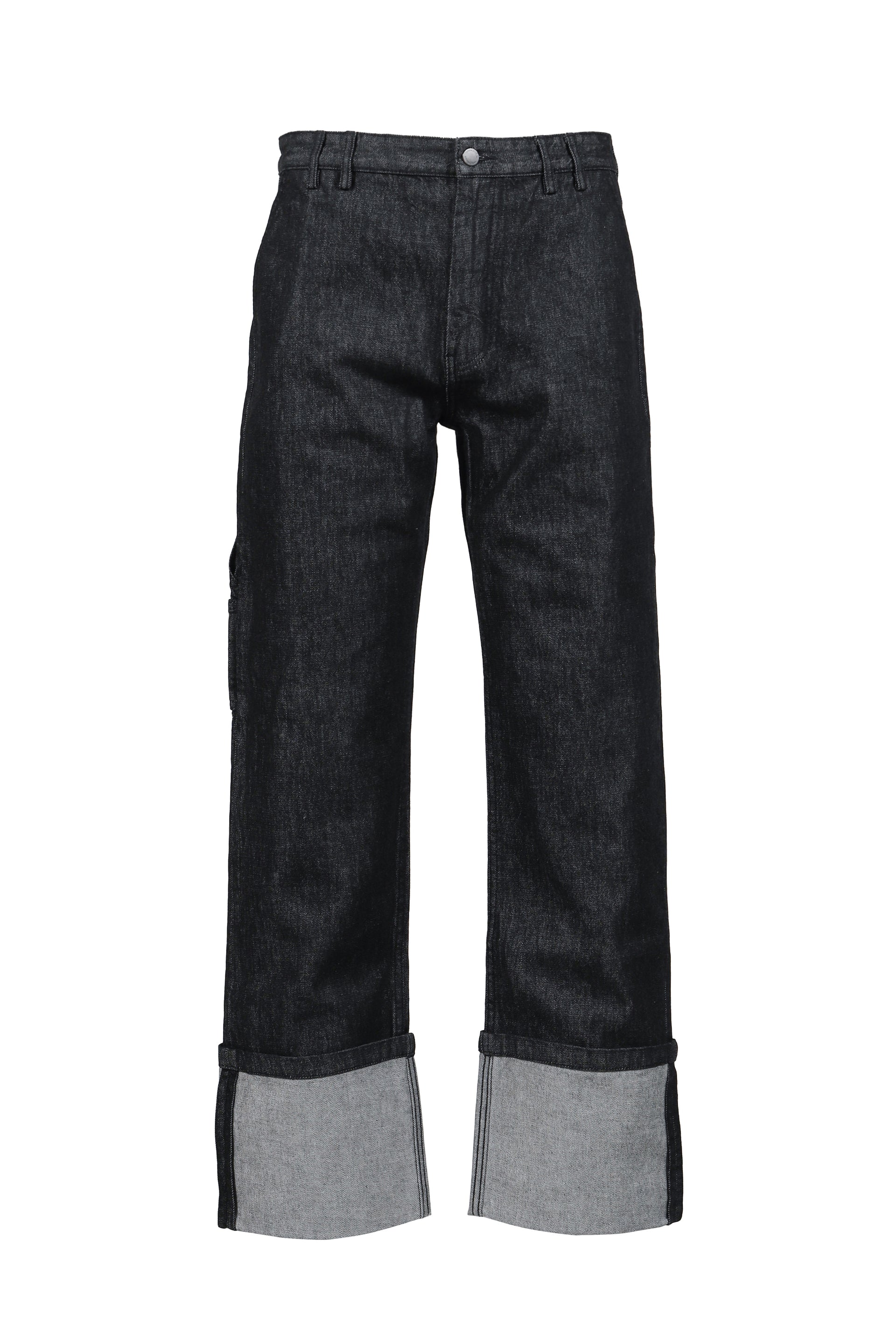 CUFF JEAN RAW / RAW BLK
