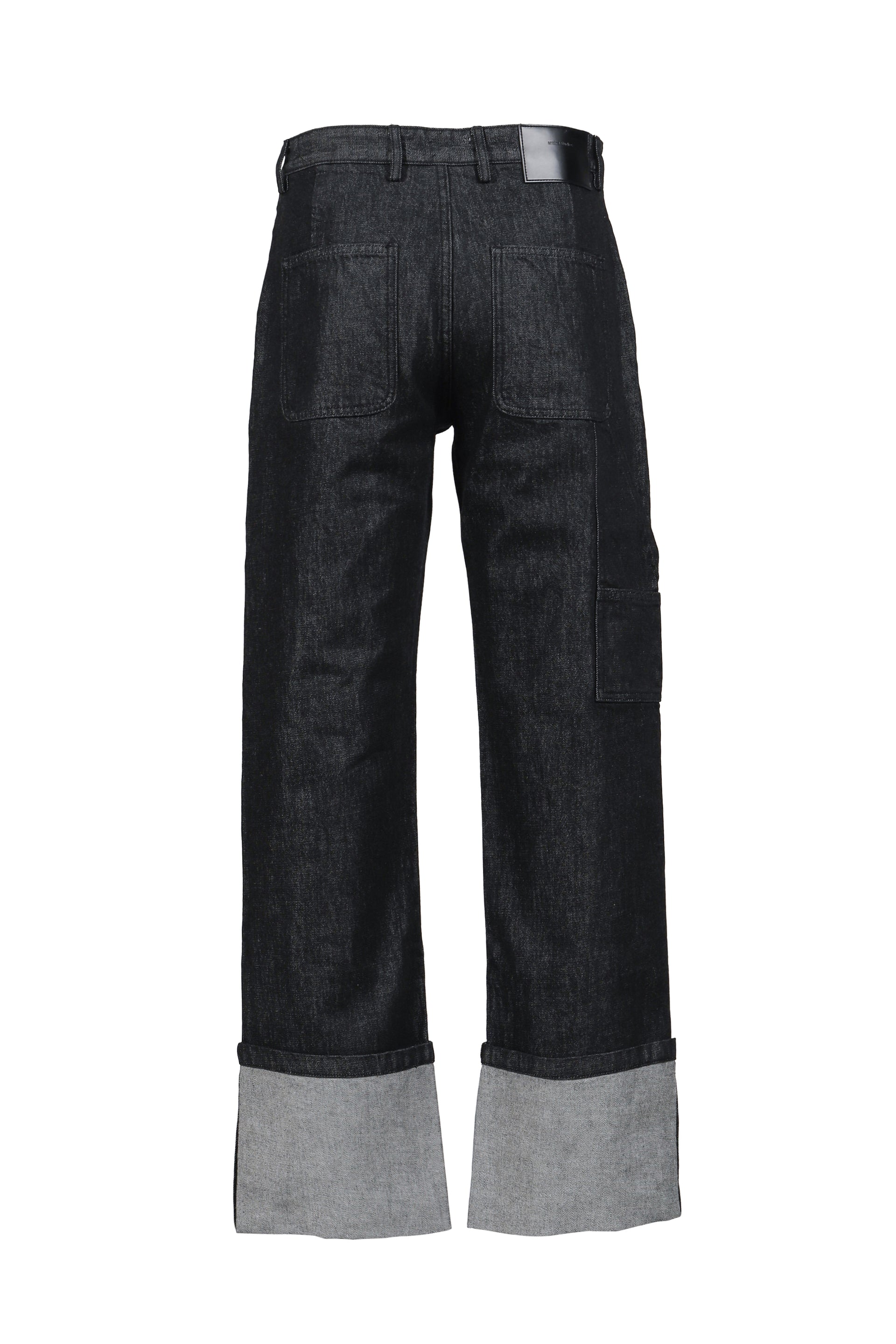 CUFF JEAN RAW / RAW BLK