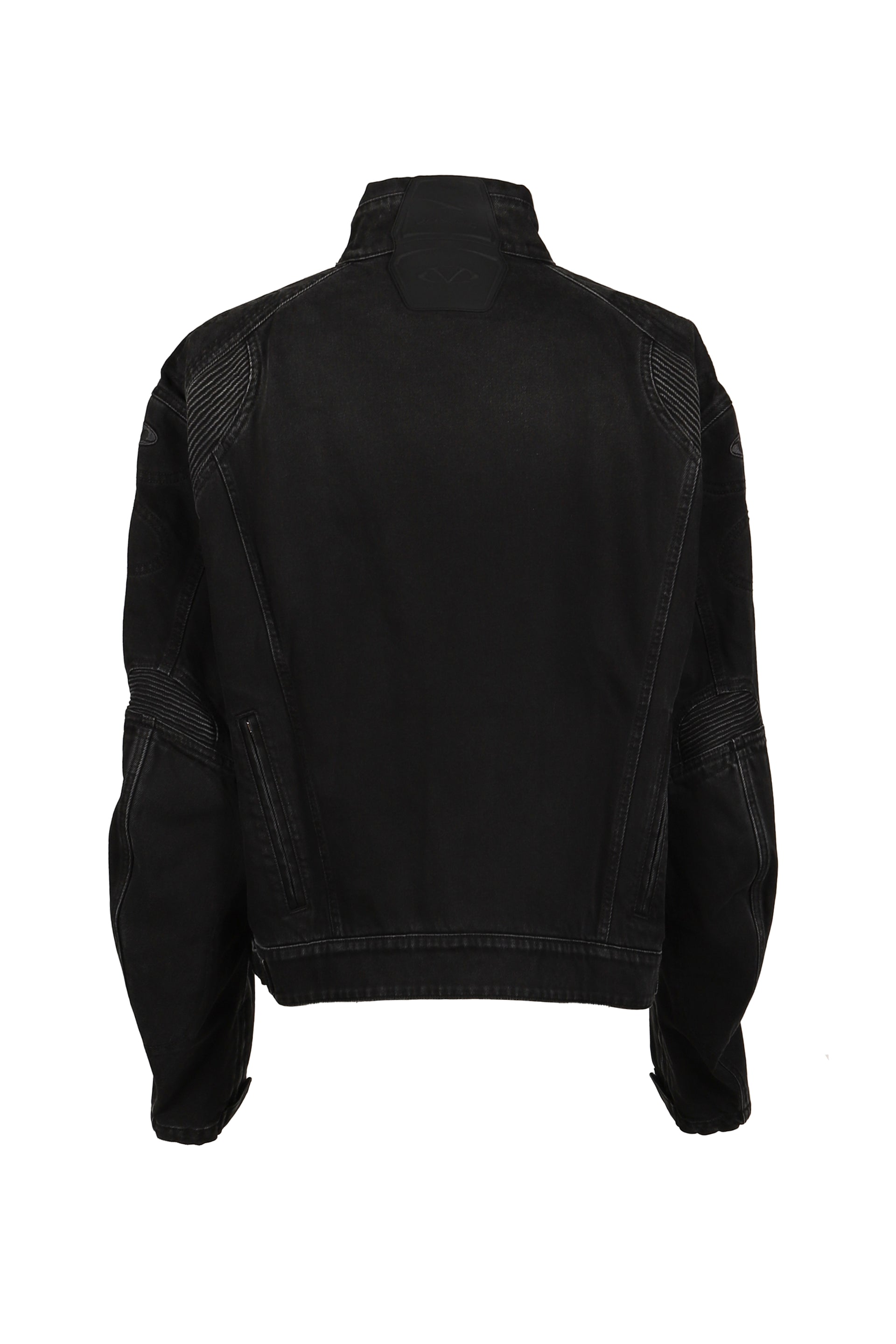 RACING DENIM JACKET / VTG BLK