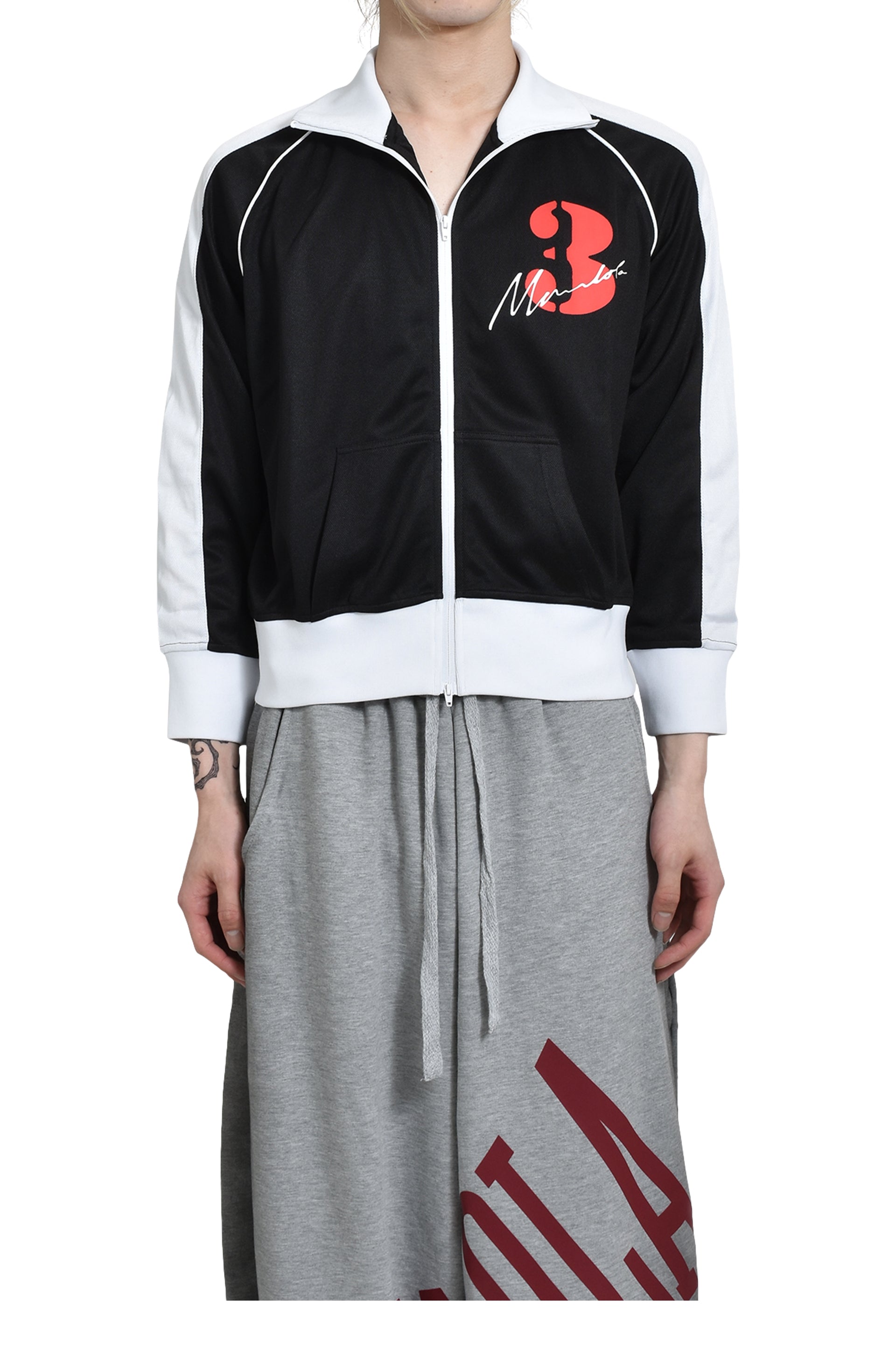 MOWALOLA MOWA SPORT TRACKTOP / BLK/WHT