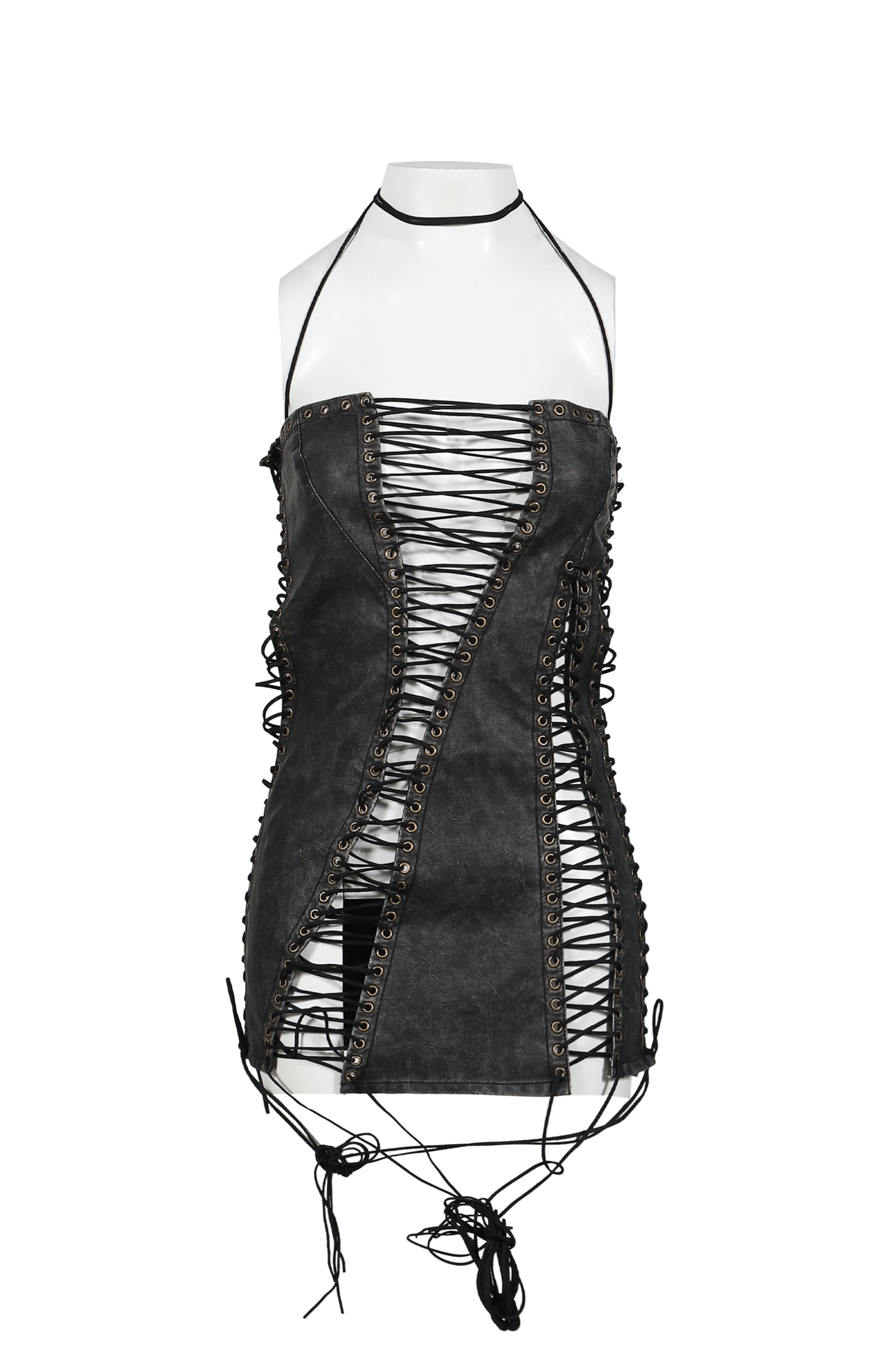 BLACK ODILE DRESS / BLK DENIM