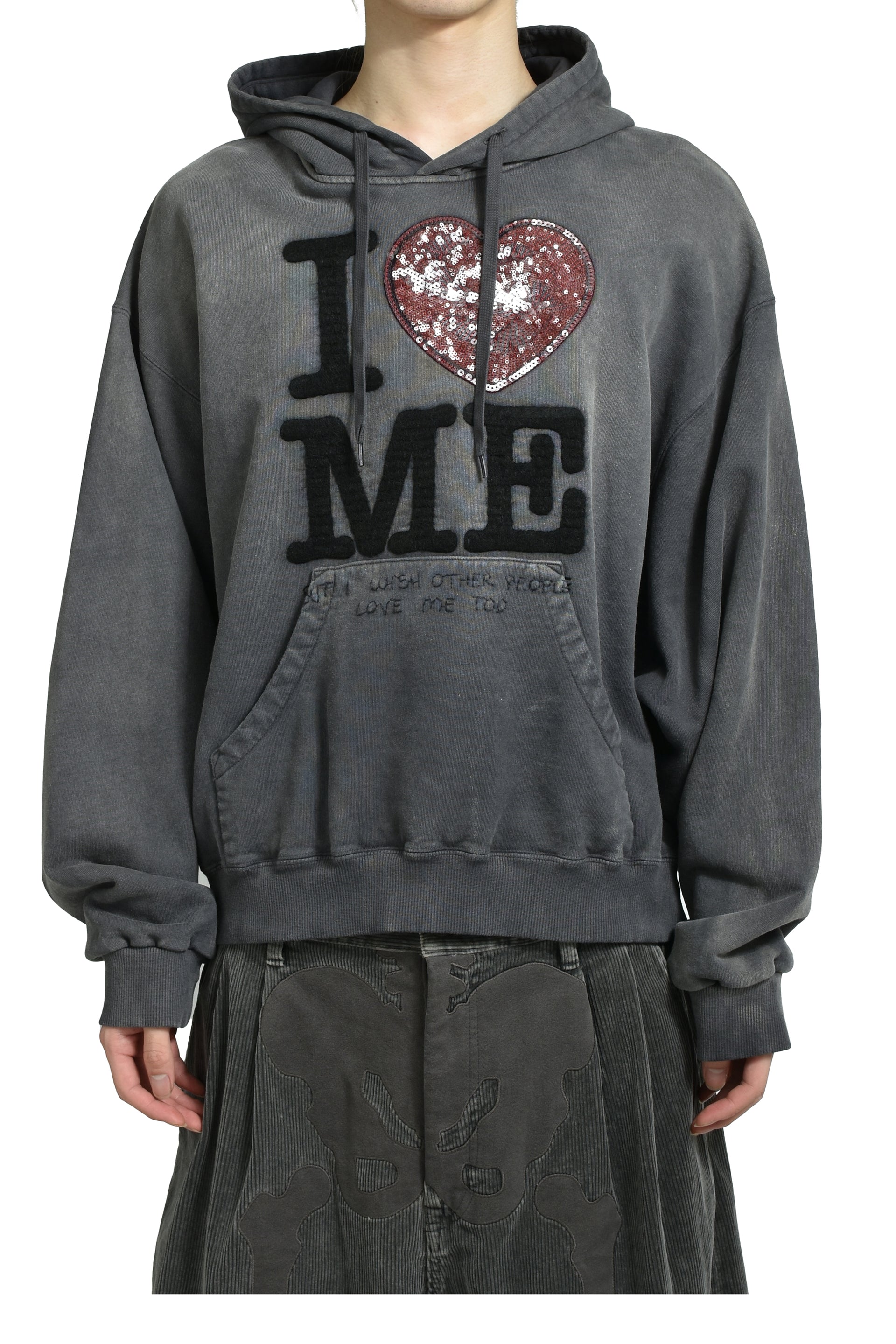 GRIP-LOVE HOODIE / BLACK