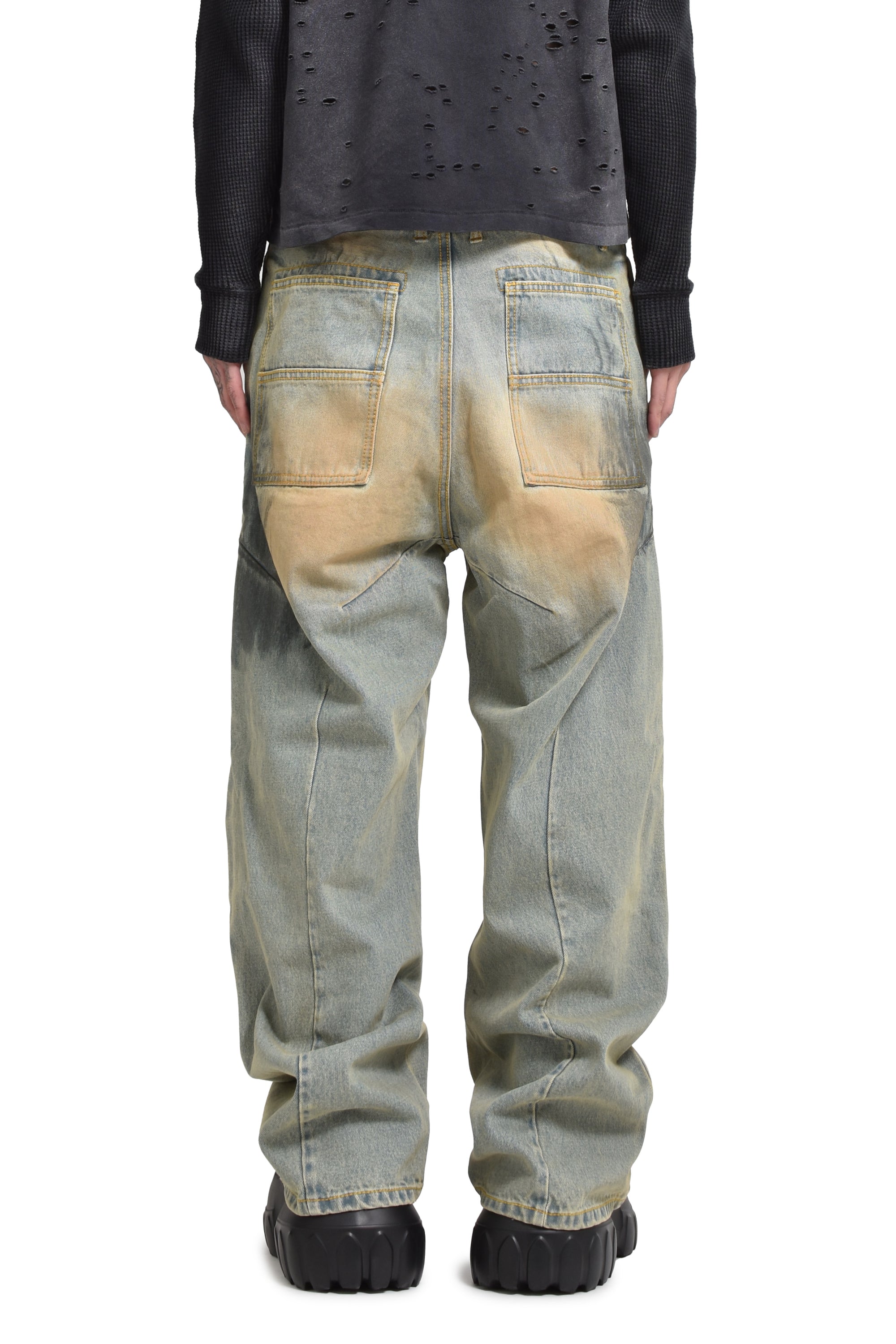 FILTH FRONT ZIP BAGGY DENIM / VINTAGE IND