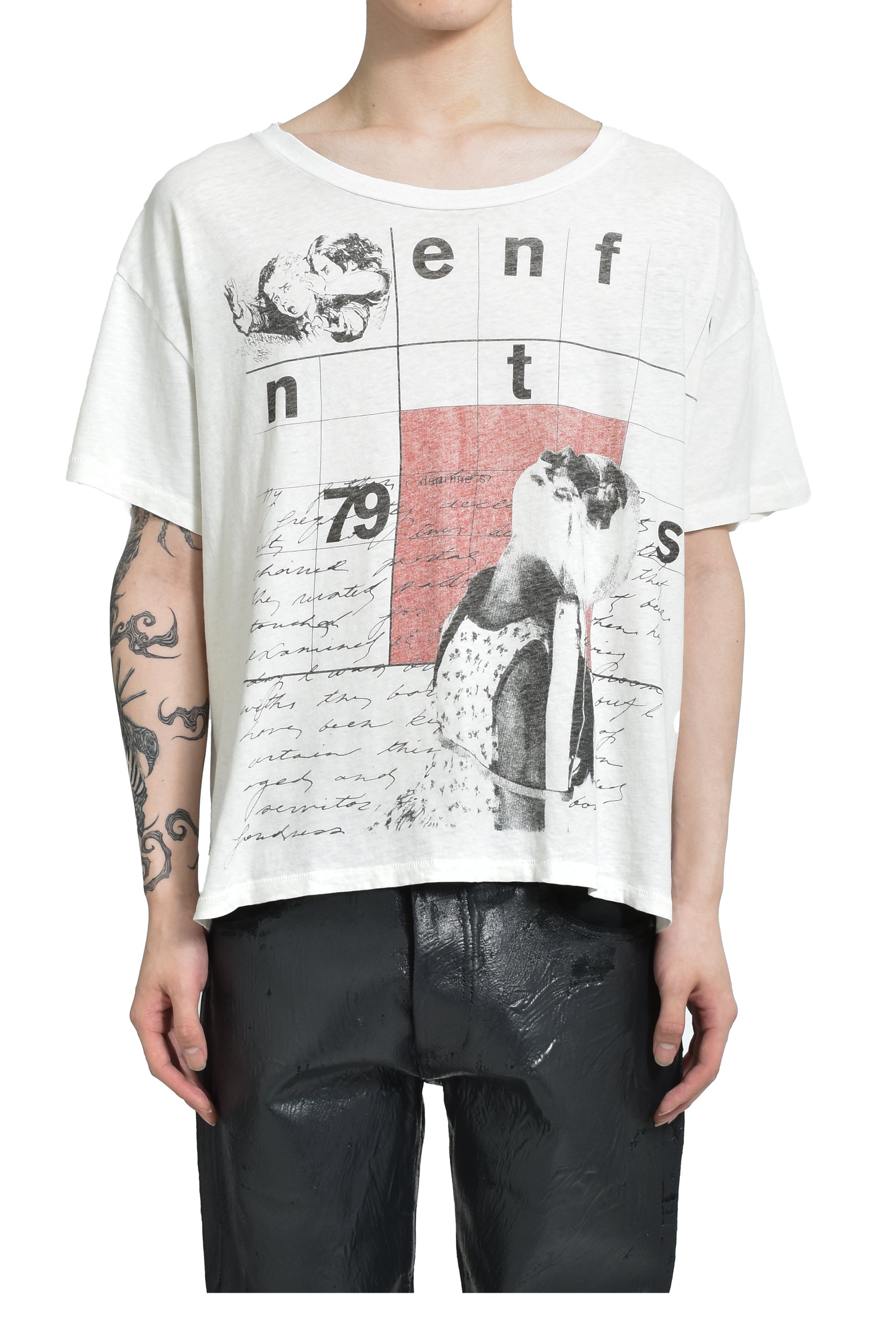 ENFANTS RICHES DÉPRIMÉS PHARMICIST'S DAUGHTER T-SHIRT / FADED WHT