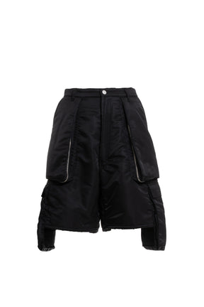 CARGO SHORT WITH FILL / BLK