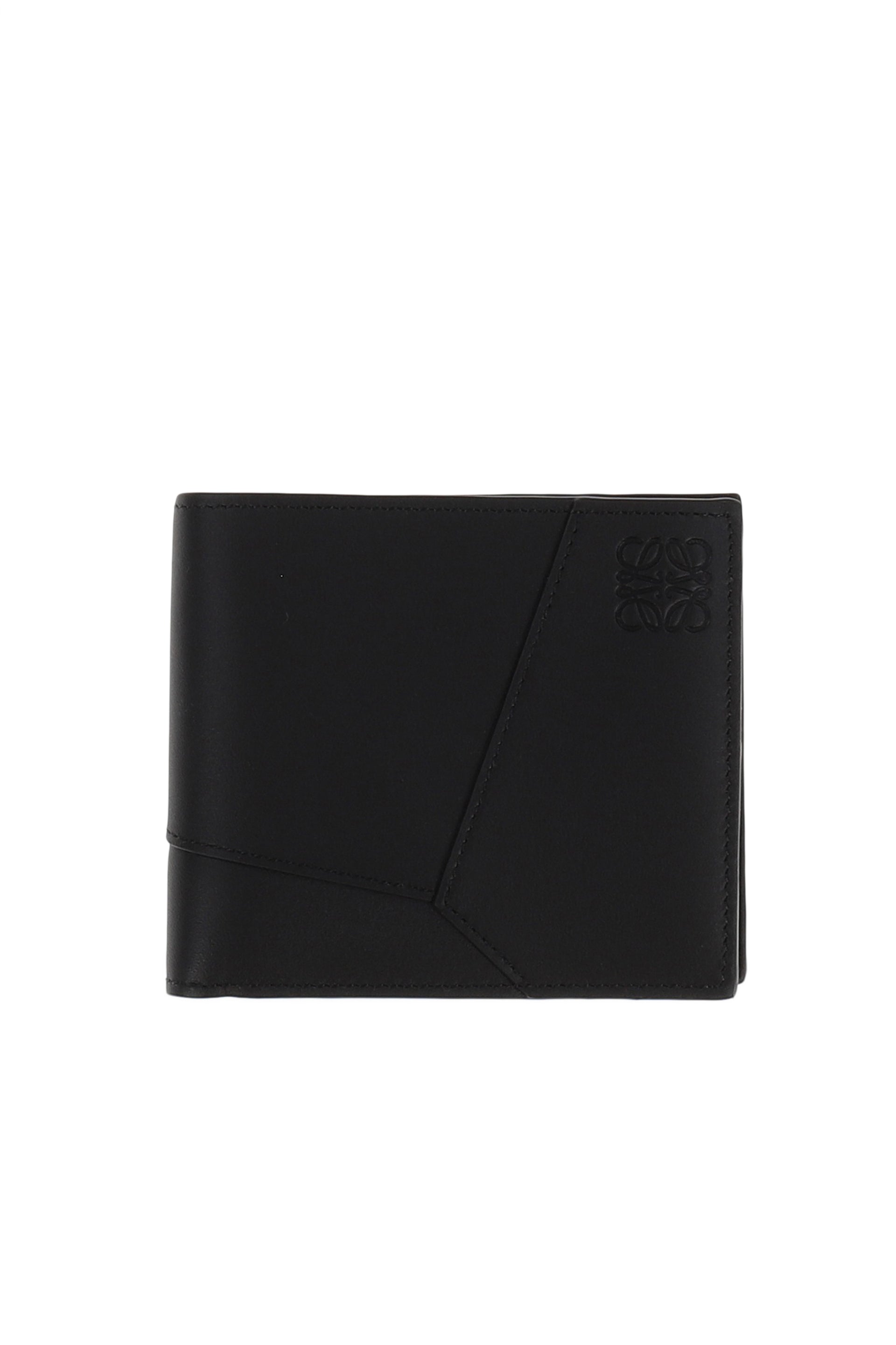 PUZZLE EDGE BIFOLD COIN WALLET / BLK