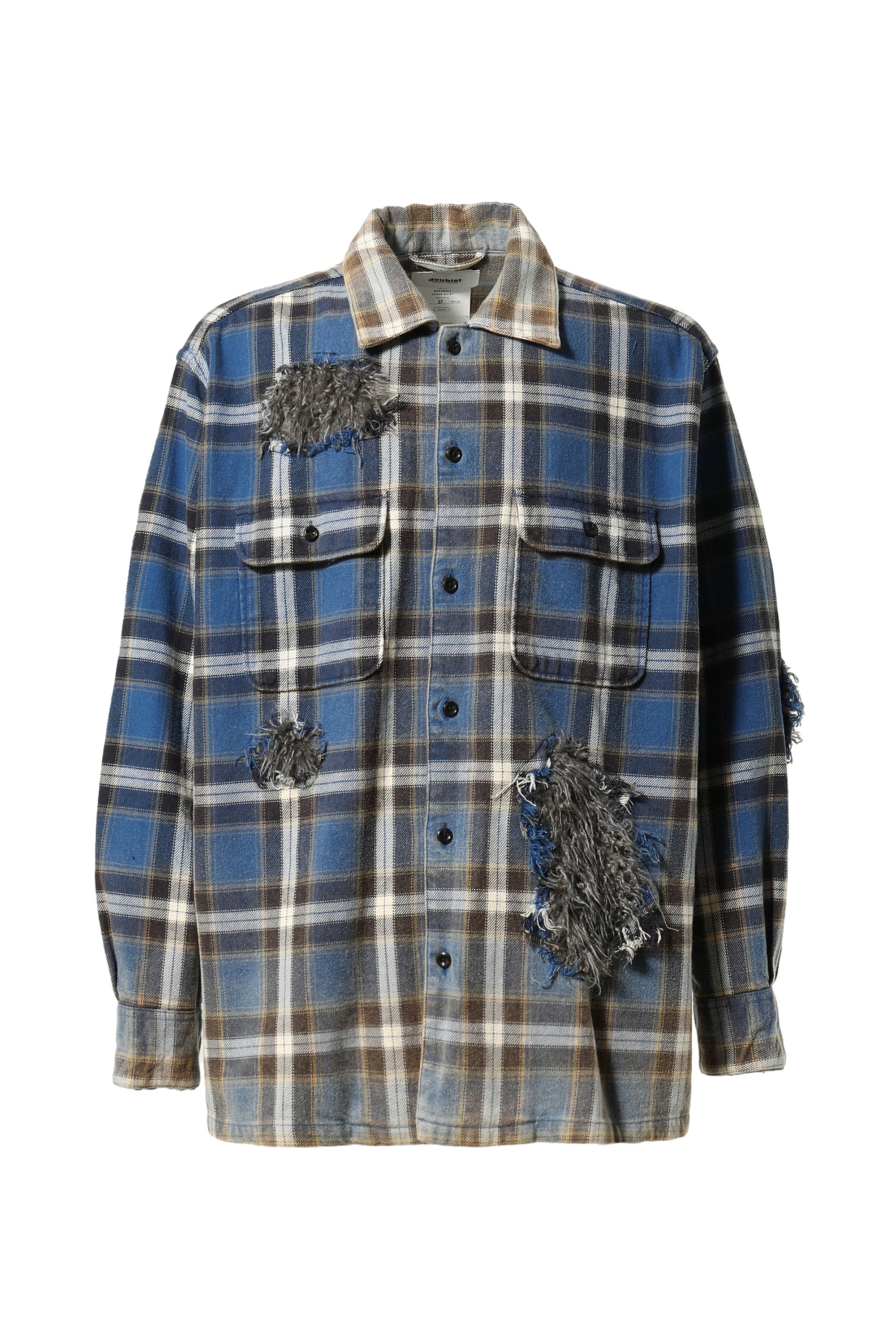 MLVINCE QUILTED CHECK SHIRTS JACKET