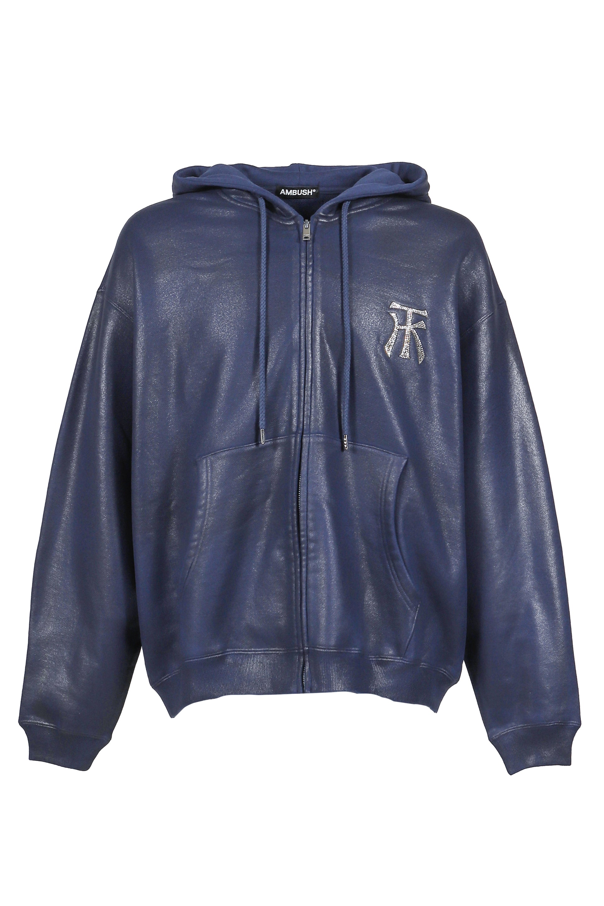 WAX TK SWEAT ZIP UP HOOD / NVY