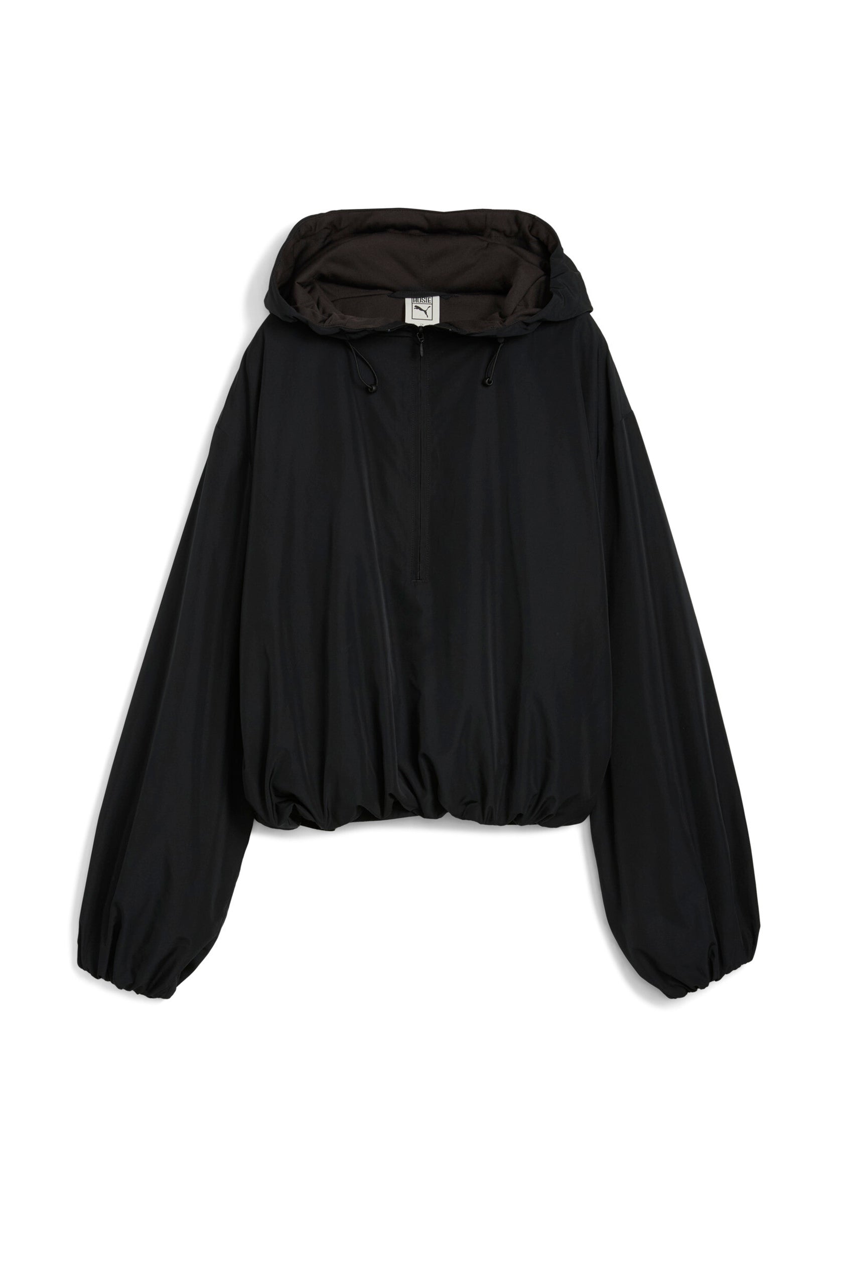OVERSIZED HALF-ZIP PADDED JACKET / PUMA BLACK