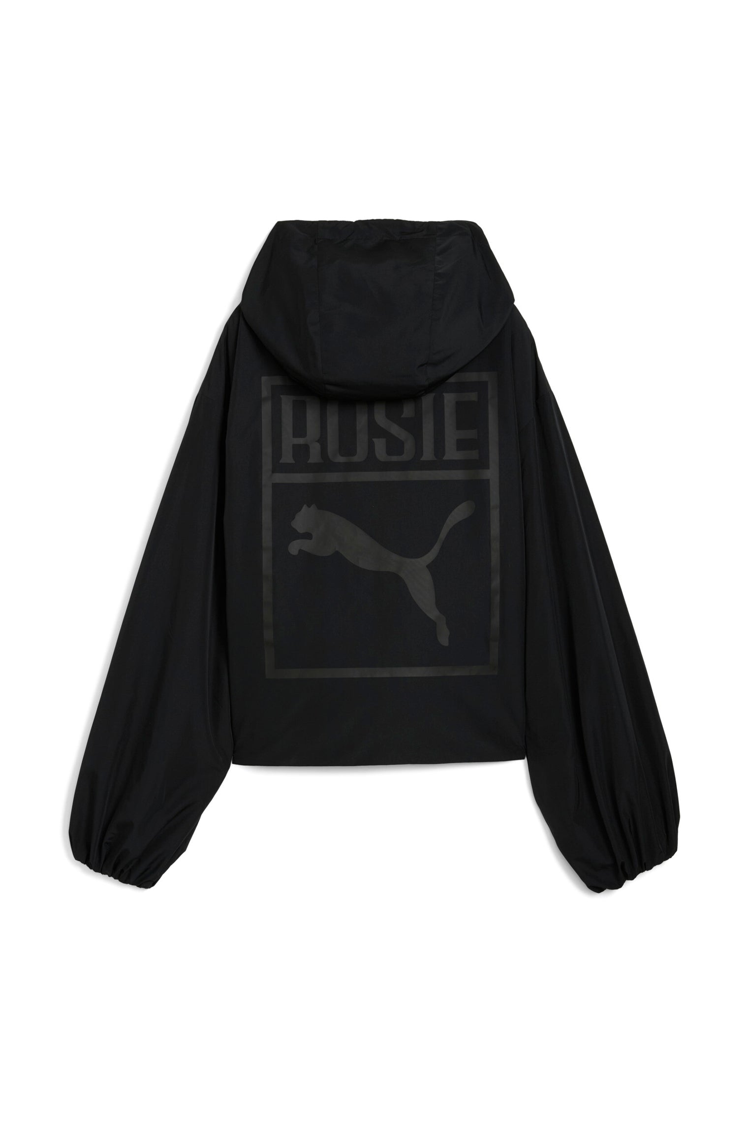 OVERSIZED HALF-ZIP PADDED JACKET / PUMA BLACK