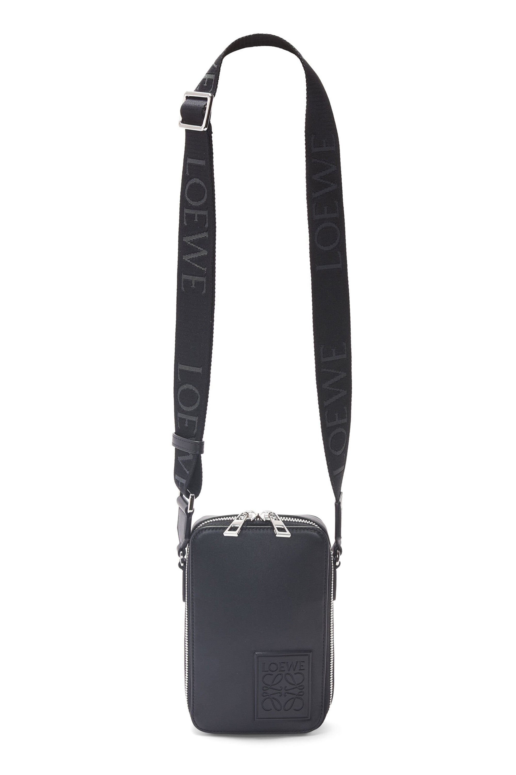 LOEWE Puzzle Bag 2way Blue Leather Medium handbag Shoulder Strap from japan