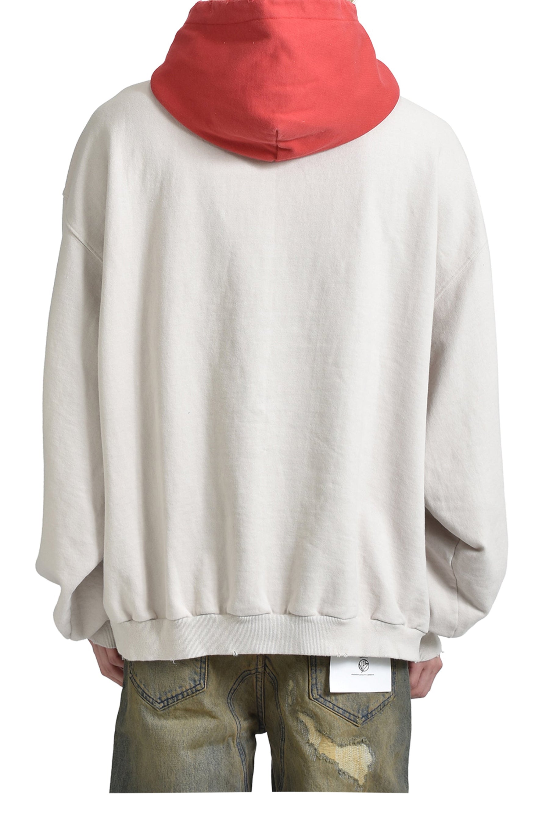 PROJECT G/R AED OVERFIT HOODIE / LT. BEI