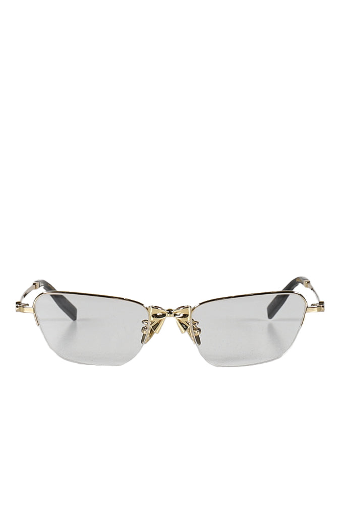 METAL BOWKNOT GLASSES / GLD
