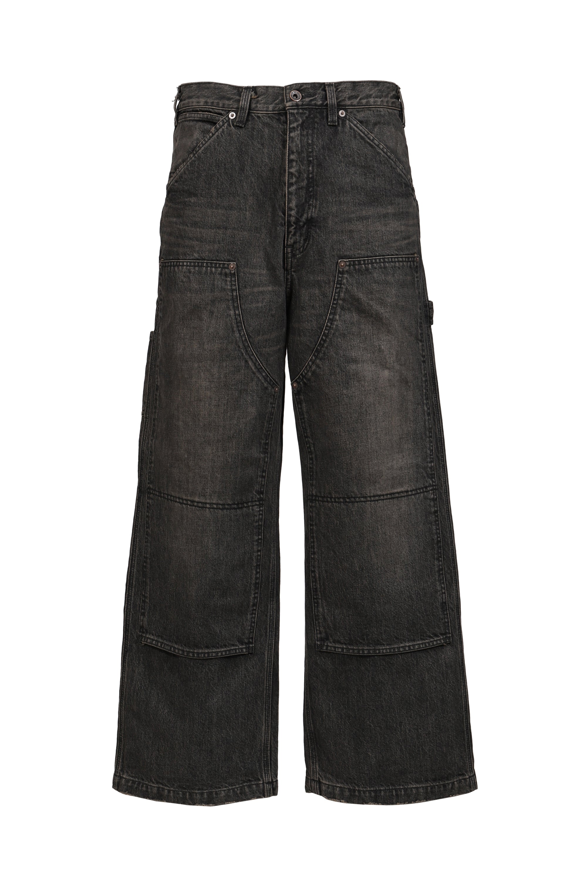 DAIRIKU ダイリク SS26 VINTAGE WASHED PAINTER DENIM WIDE PANTS