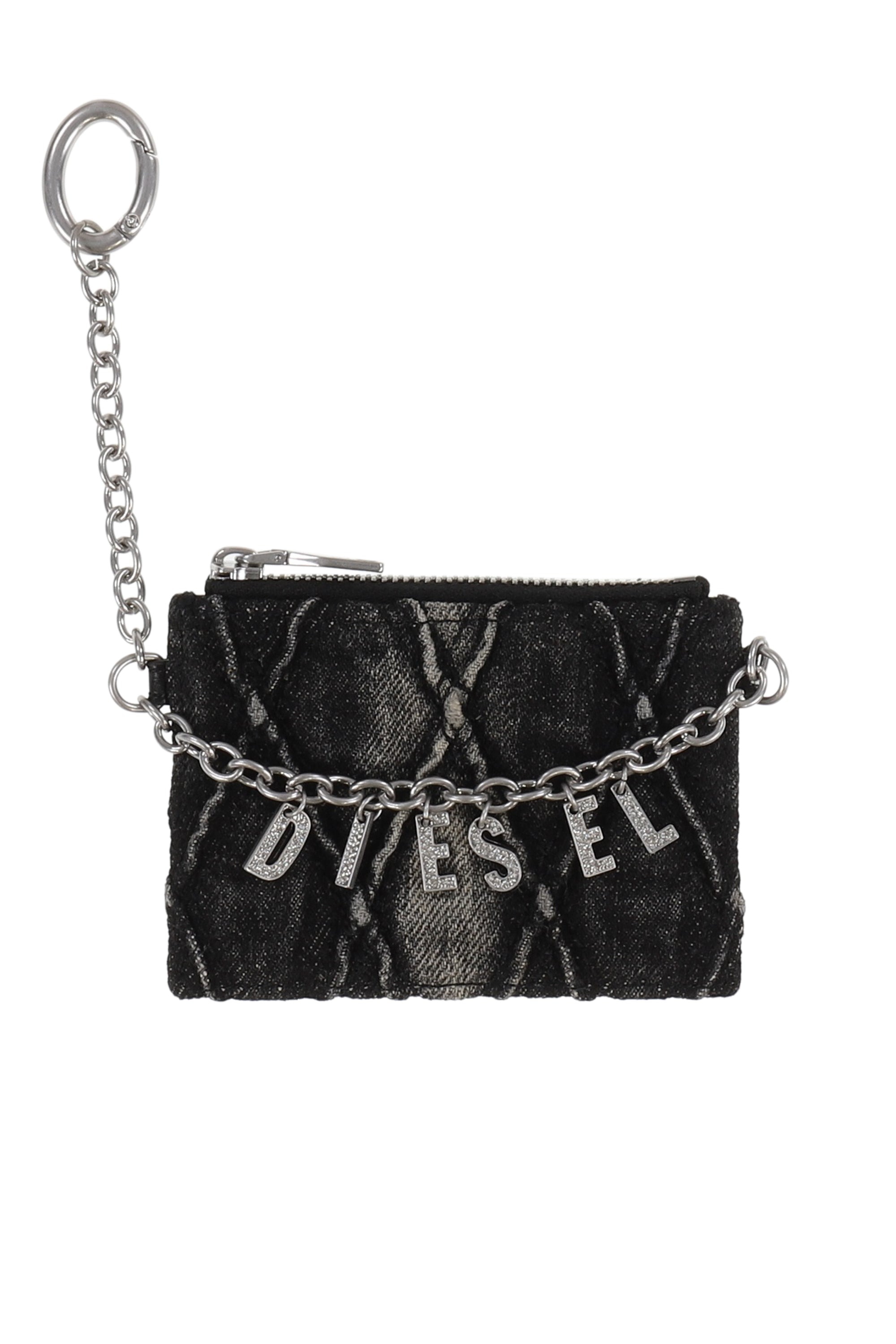 DIESEL ディーゼル SS26 CARD HOLDER WITH CHAIN / BLK - NUBIAN ヌビアン