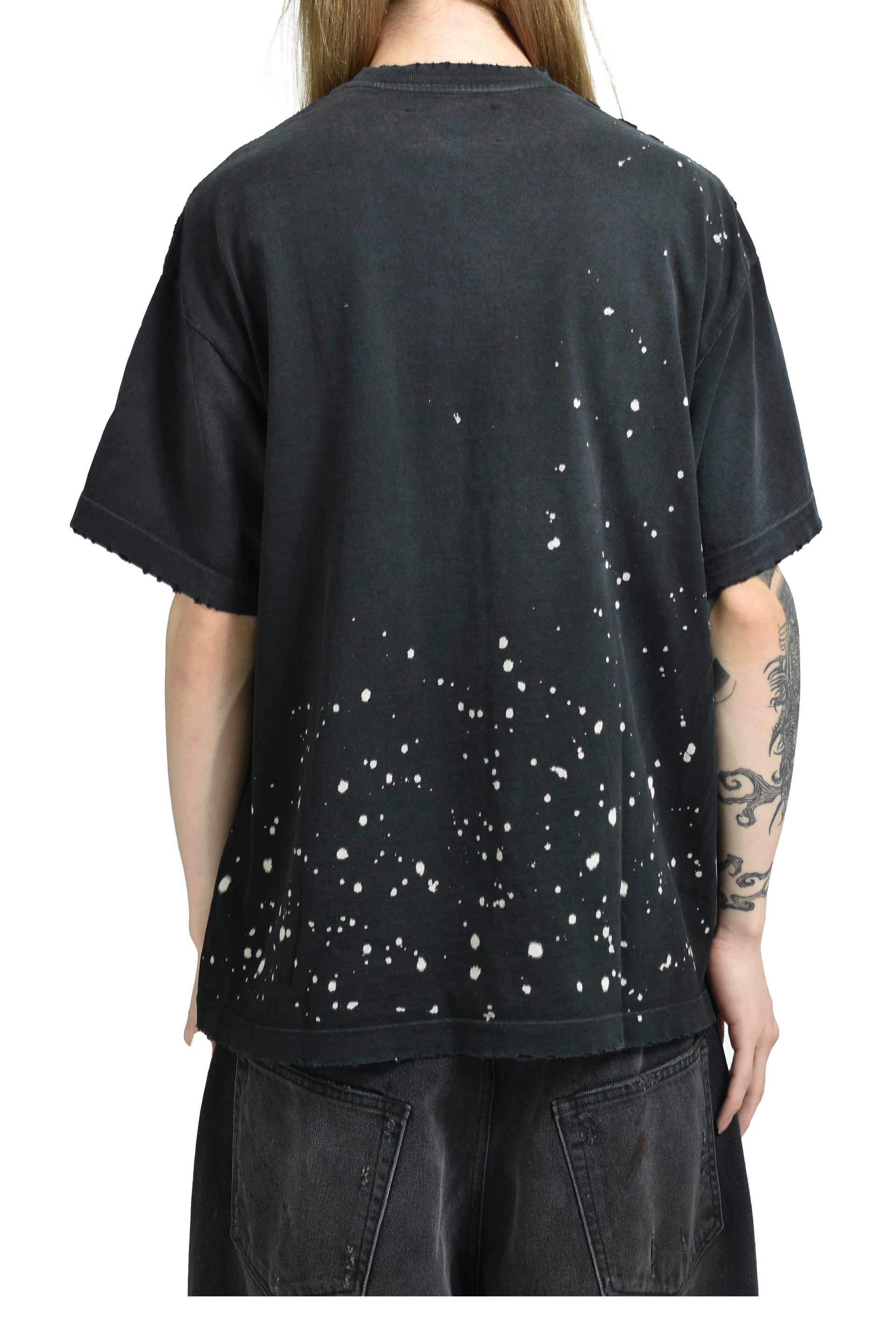 DESTROYED LUKE TEE / BLK