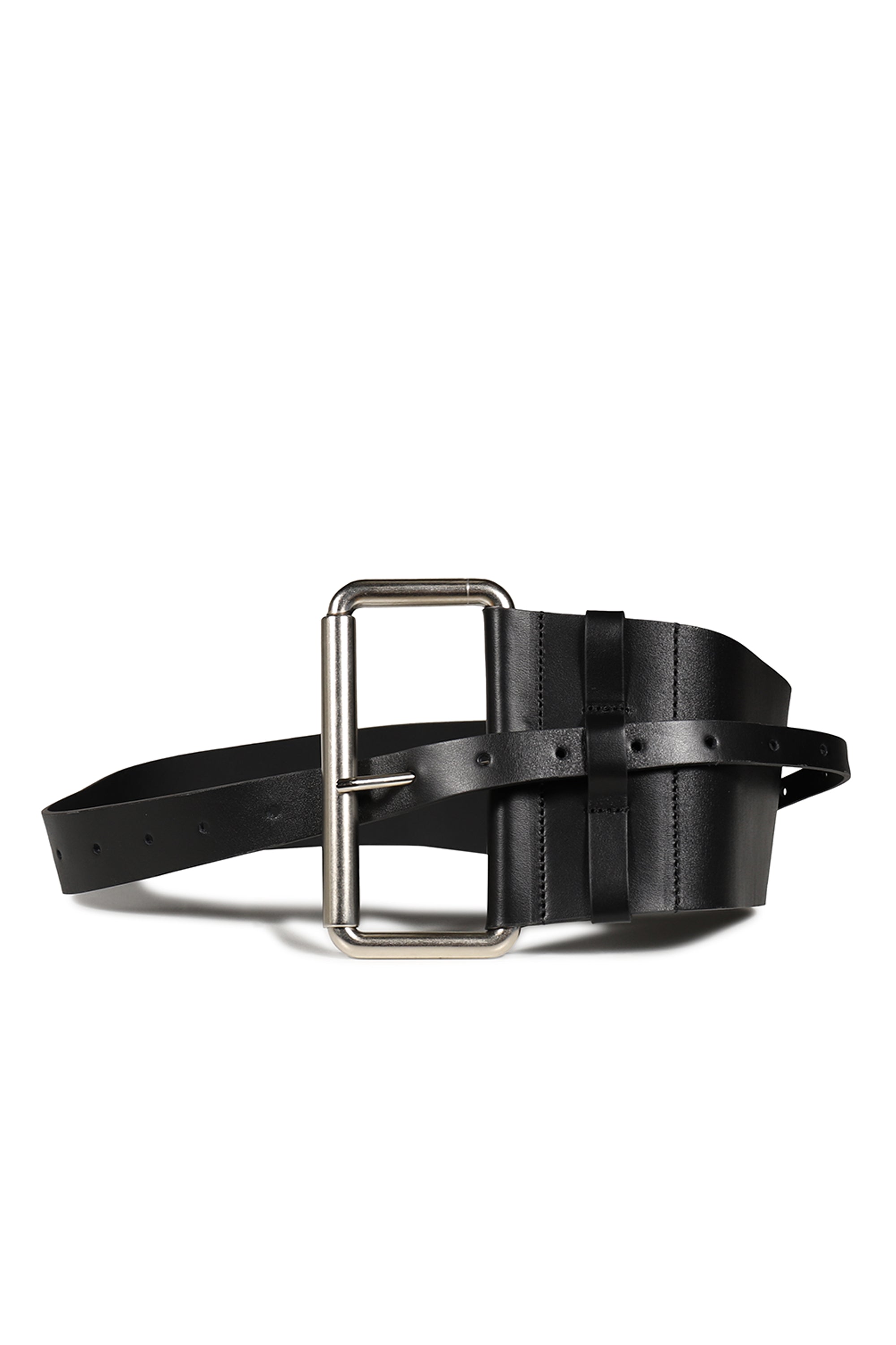 VAQUERA ヴァケラ SS26 EQUESTRIAN BELT LEATHER / BLK - NUBIAN ヌビアン