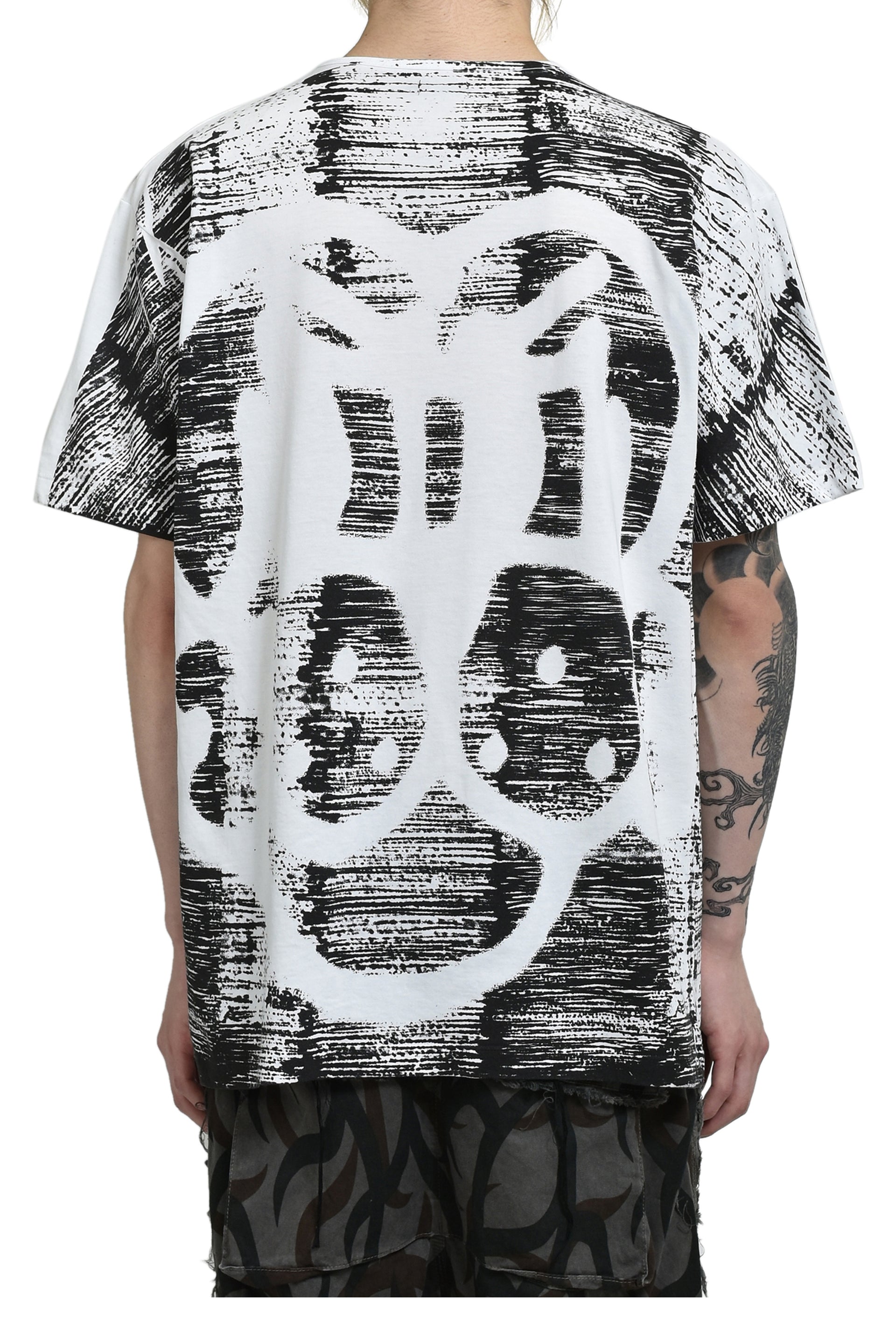 CHITO KNOCK OUT PUP TEE / BLK WHT