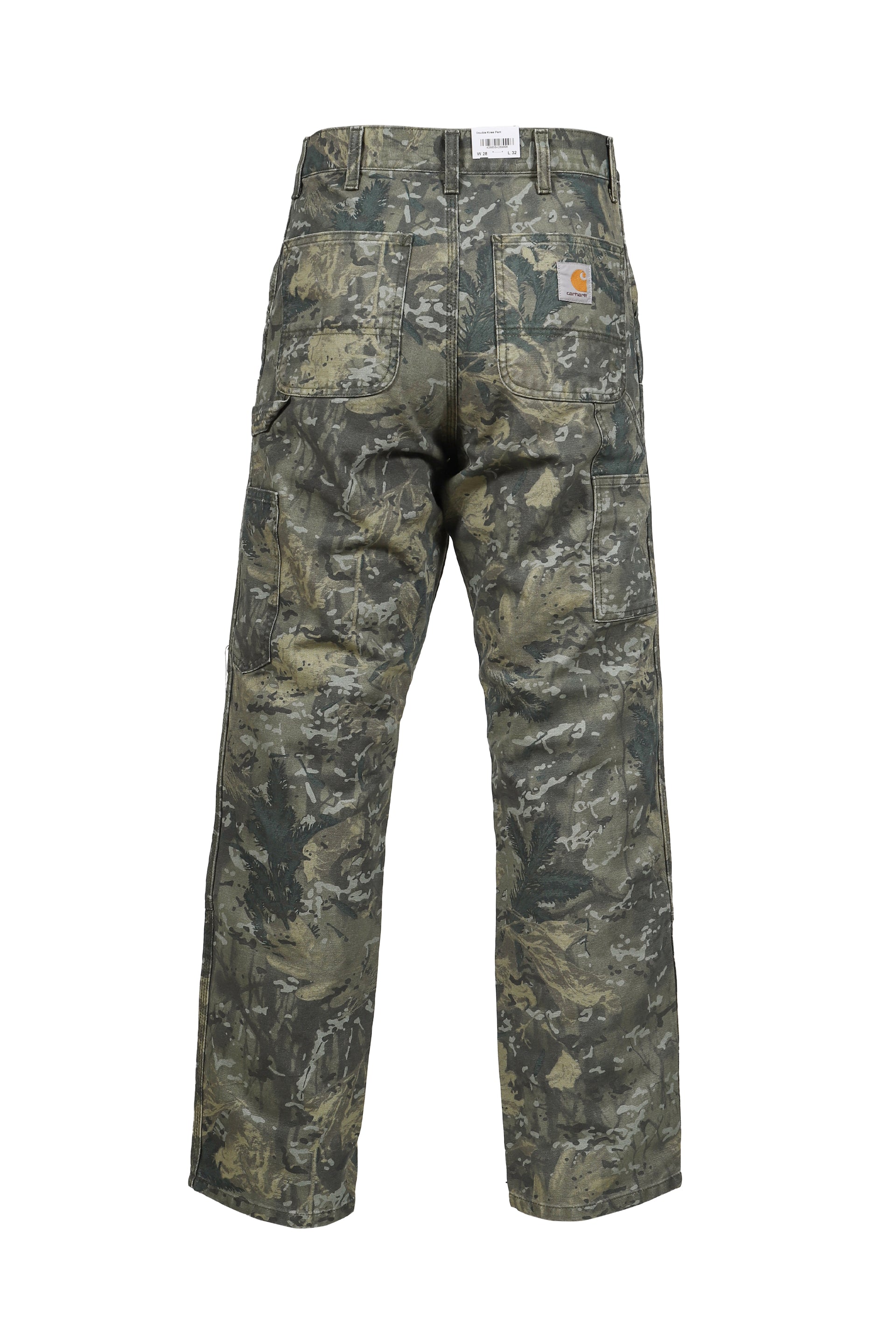 DOUBLE KNEE PANT / CAMO COMBI GRN