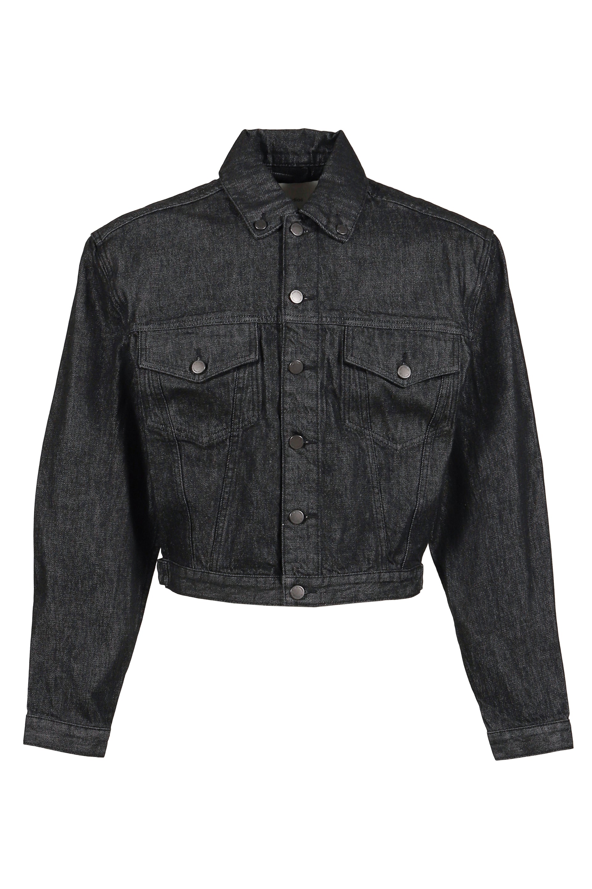 SHRUNKEN DENIM JACKET / RAW BLK