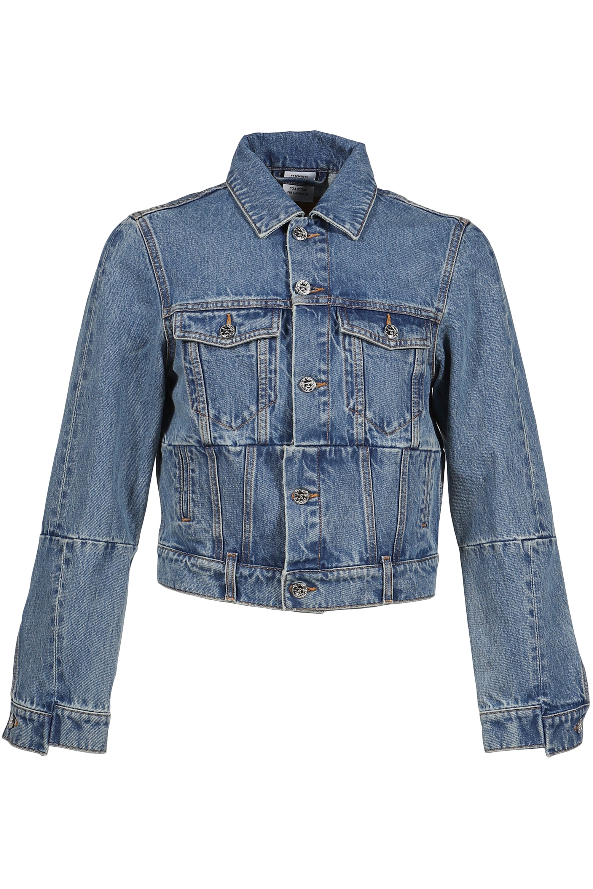 VETEMENTS ヴェトモン SS26 CUT-UP DENIM JACKET / L.BLU - NUBIAN