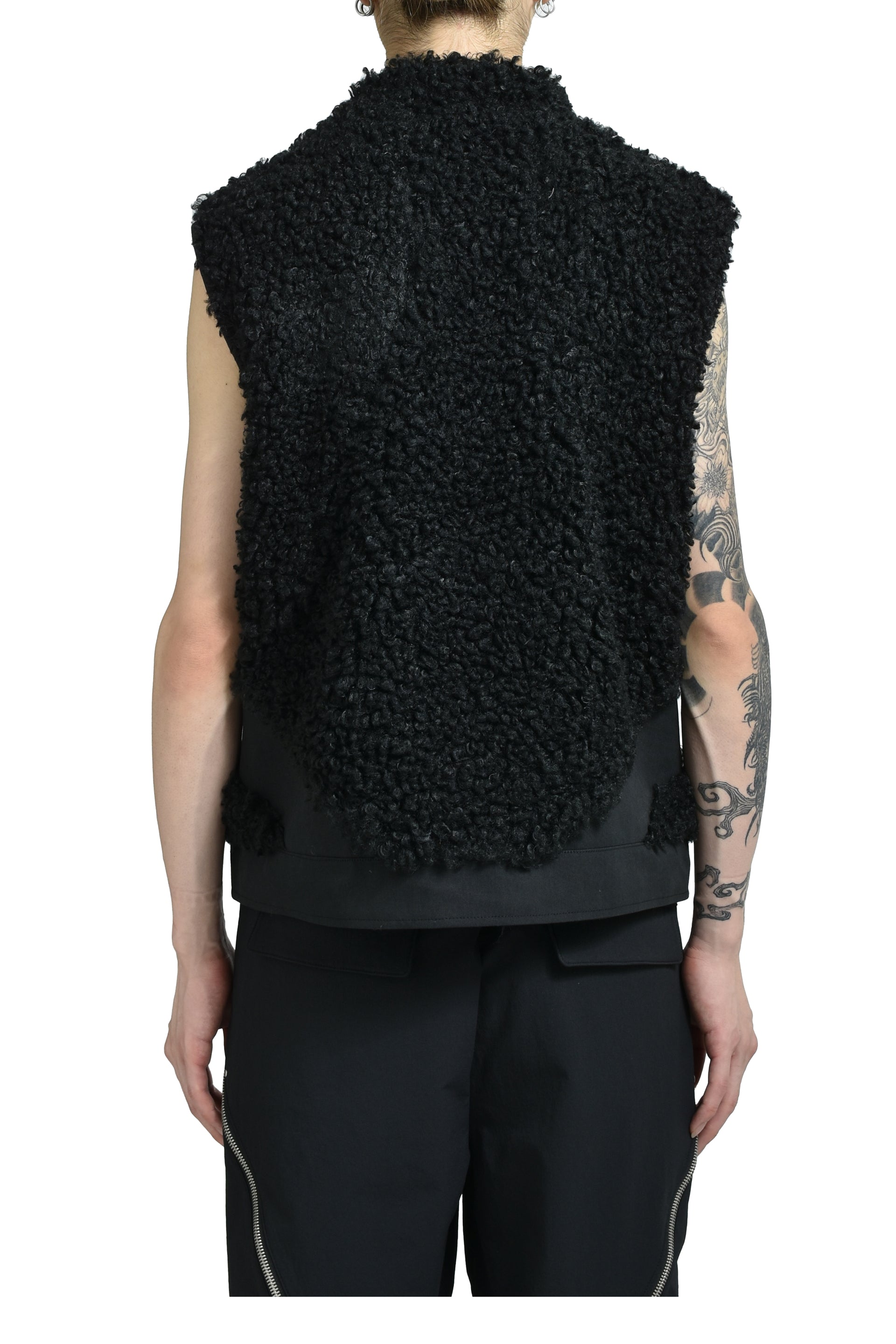 CHIAROSCURO VEST / BLK