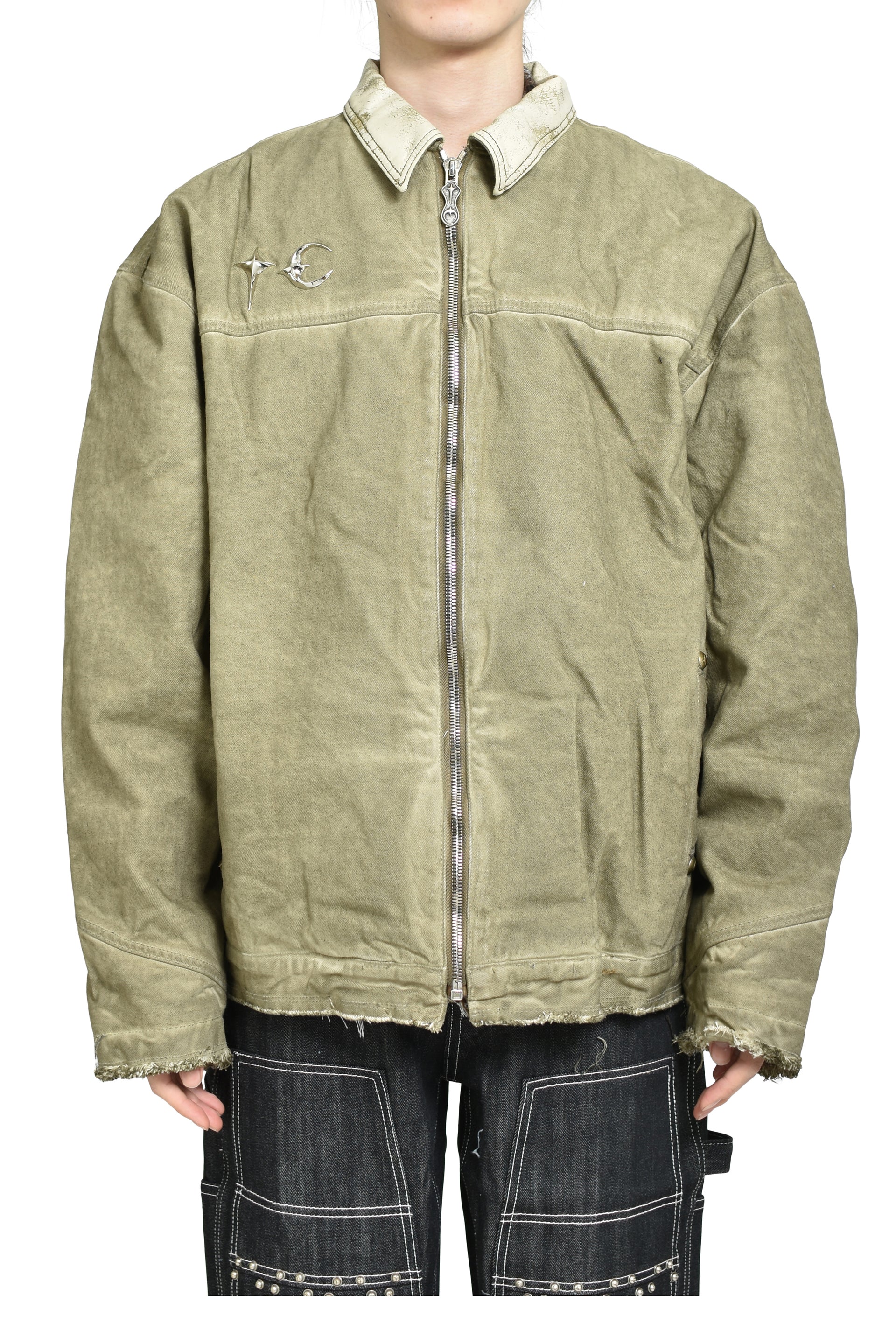 TC WASHED WORK JACKET / BEI