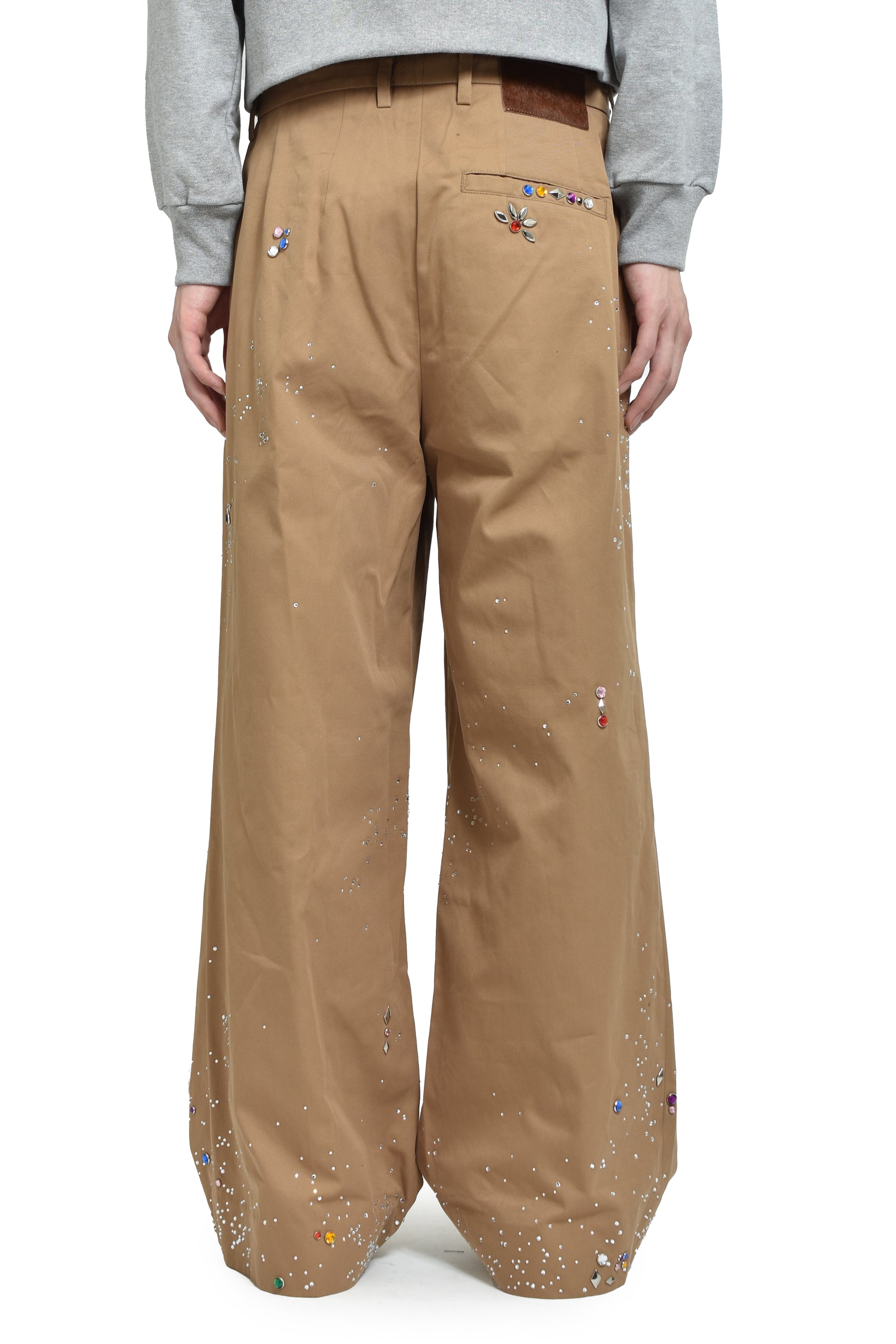 GALAXY STRAIGHT TROUSERS / CAMEL