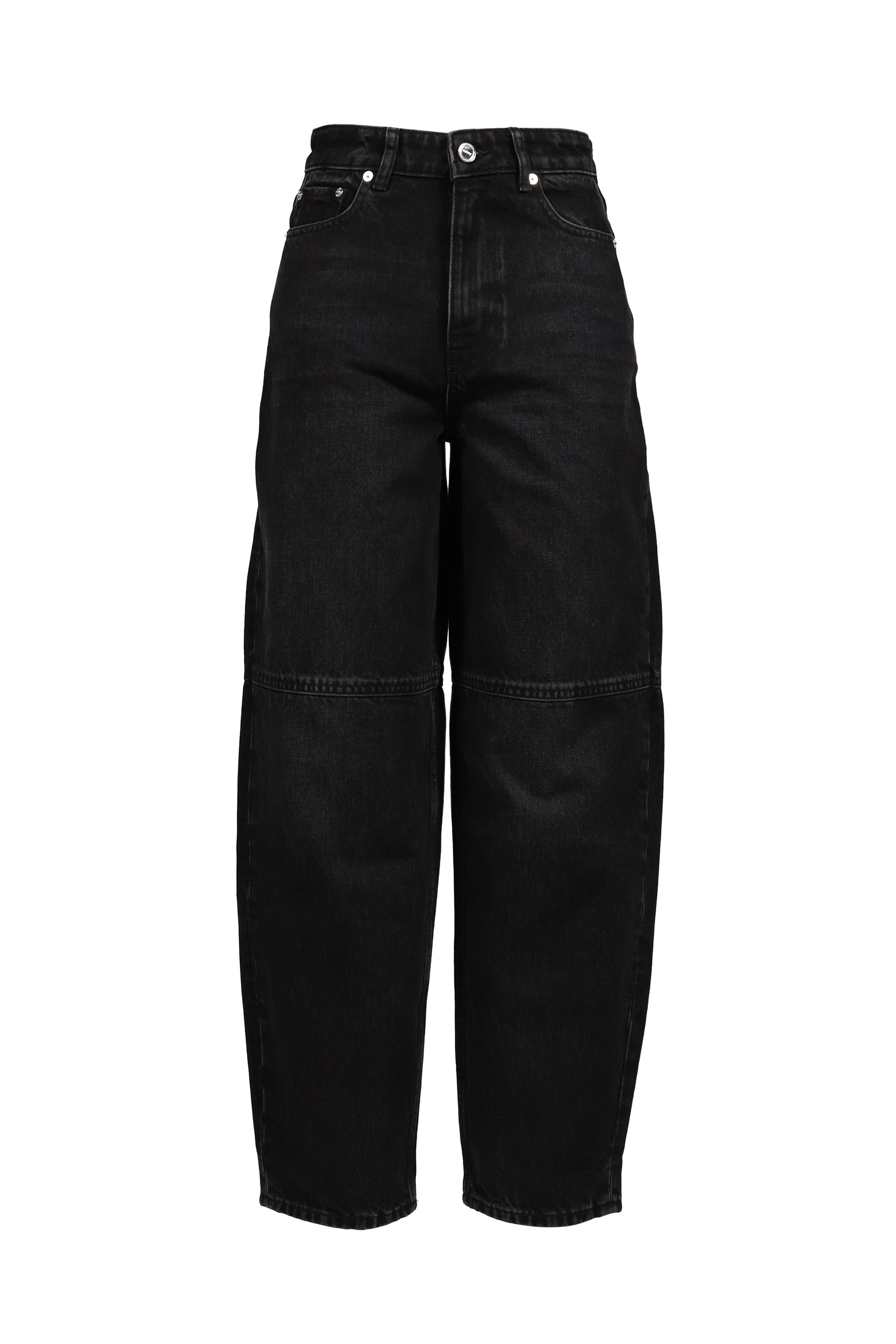 GANNI ガニー SS26 ESSENTIALS RIGID DENIM STARY / BLK WASHED