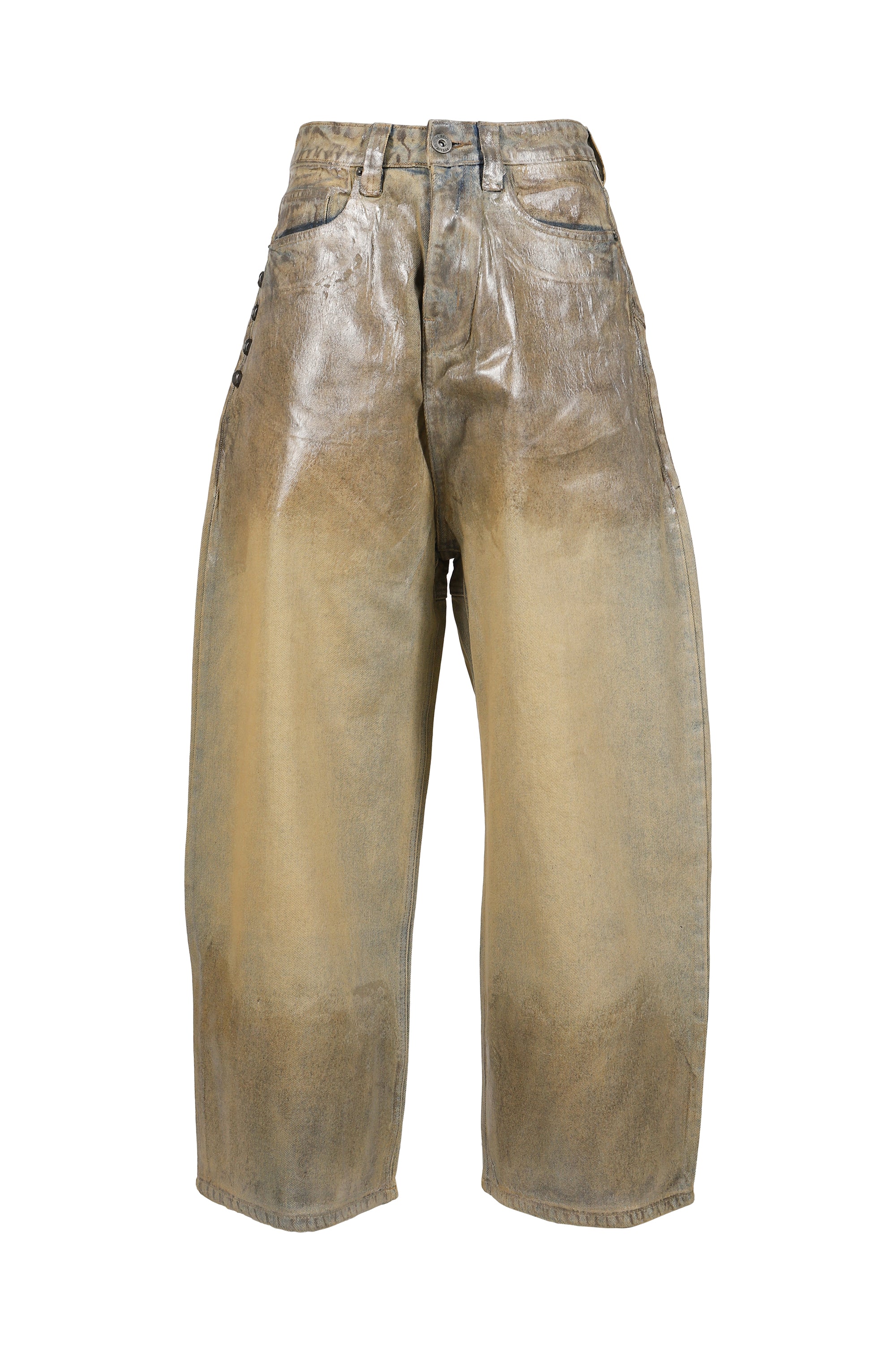 LATUI ATELIER ラトゥイ アトリエ SS26 SHIP&SPILL JEANS / YEL