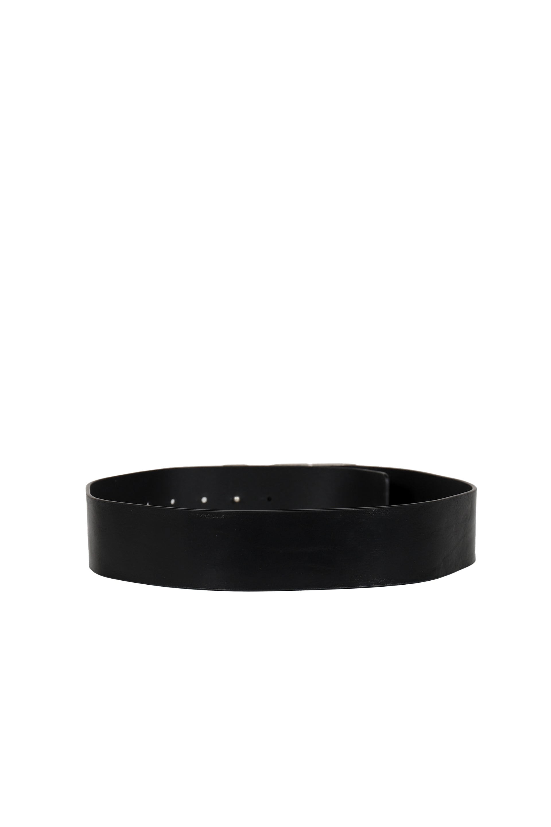 ERL LOGO BELT LEATHER / BLACK