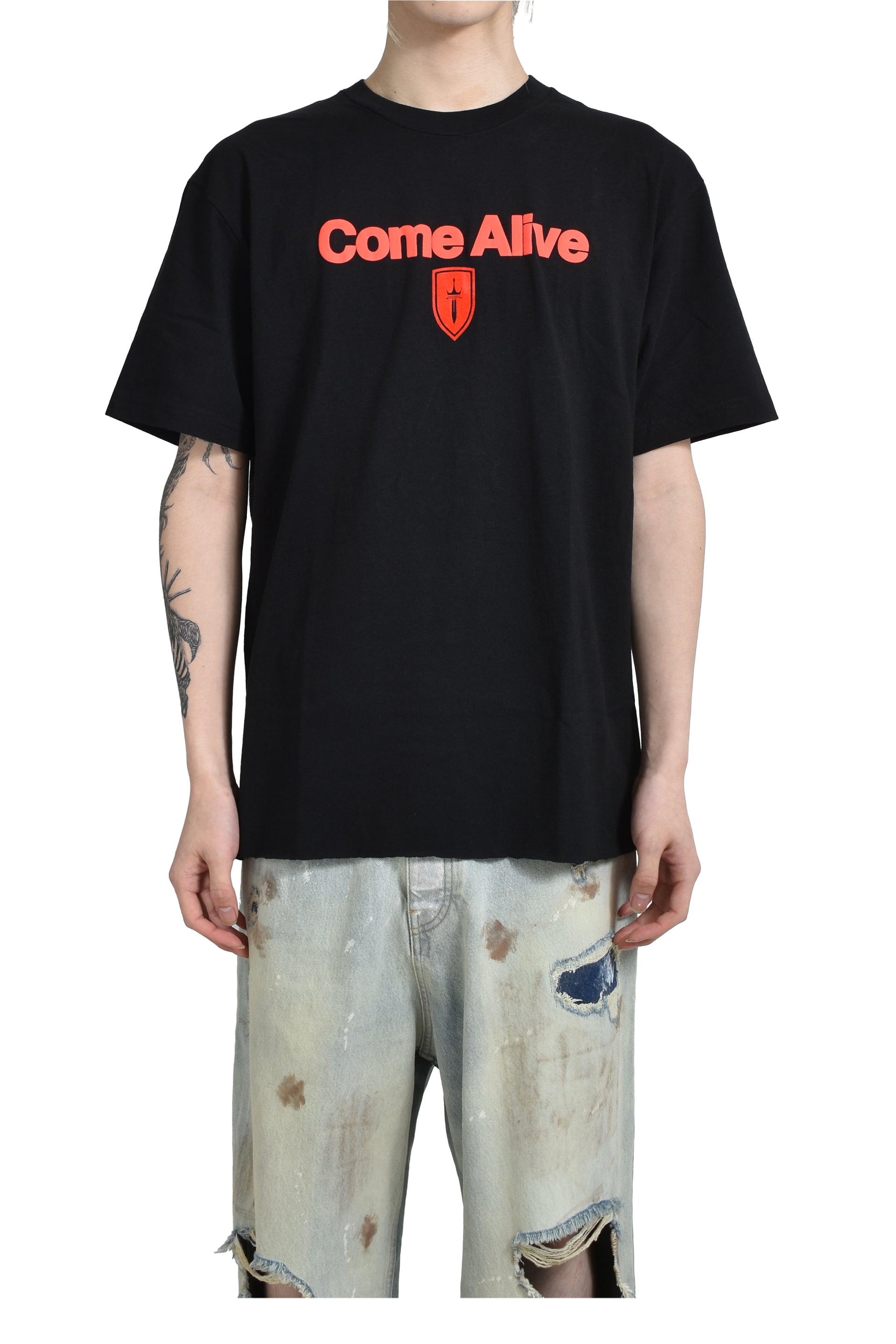 The Edge of Earth™ × 6LACK COME ALIVE TEE / BLK