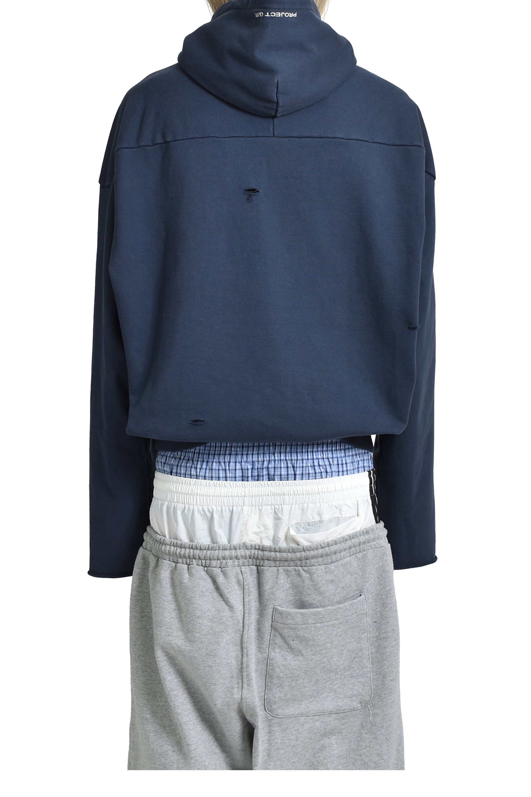 PROJECT G/R REWORKED SPORT HOODIE / NVY