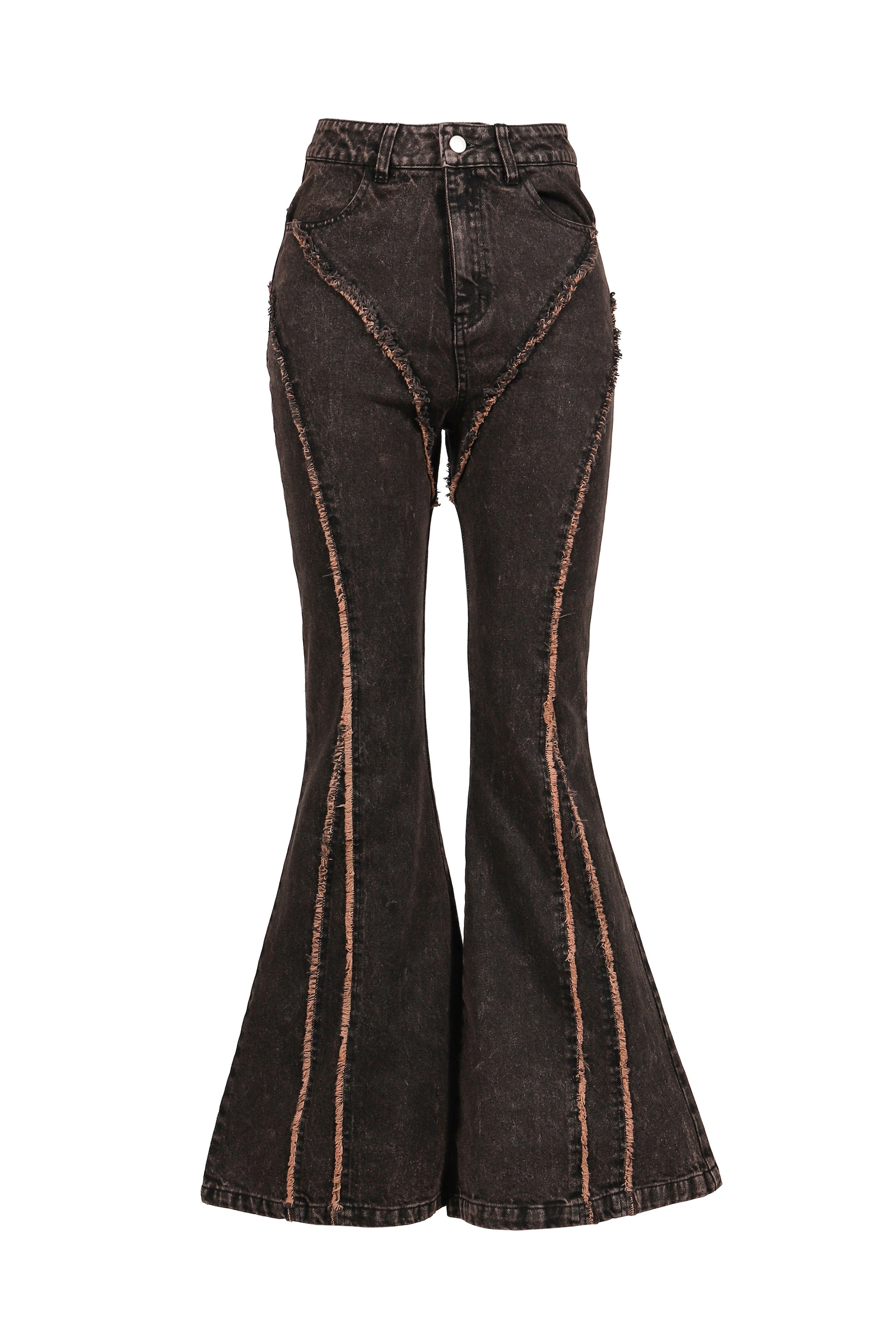 FLARE DENIM PANTS / BRW