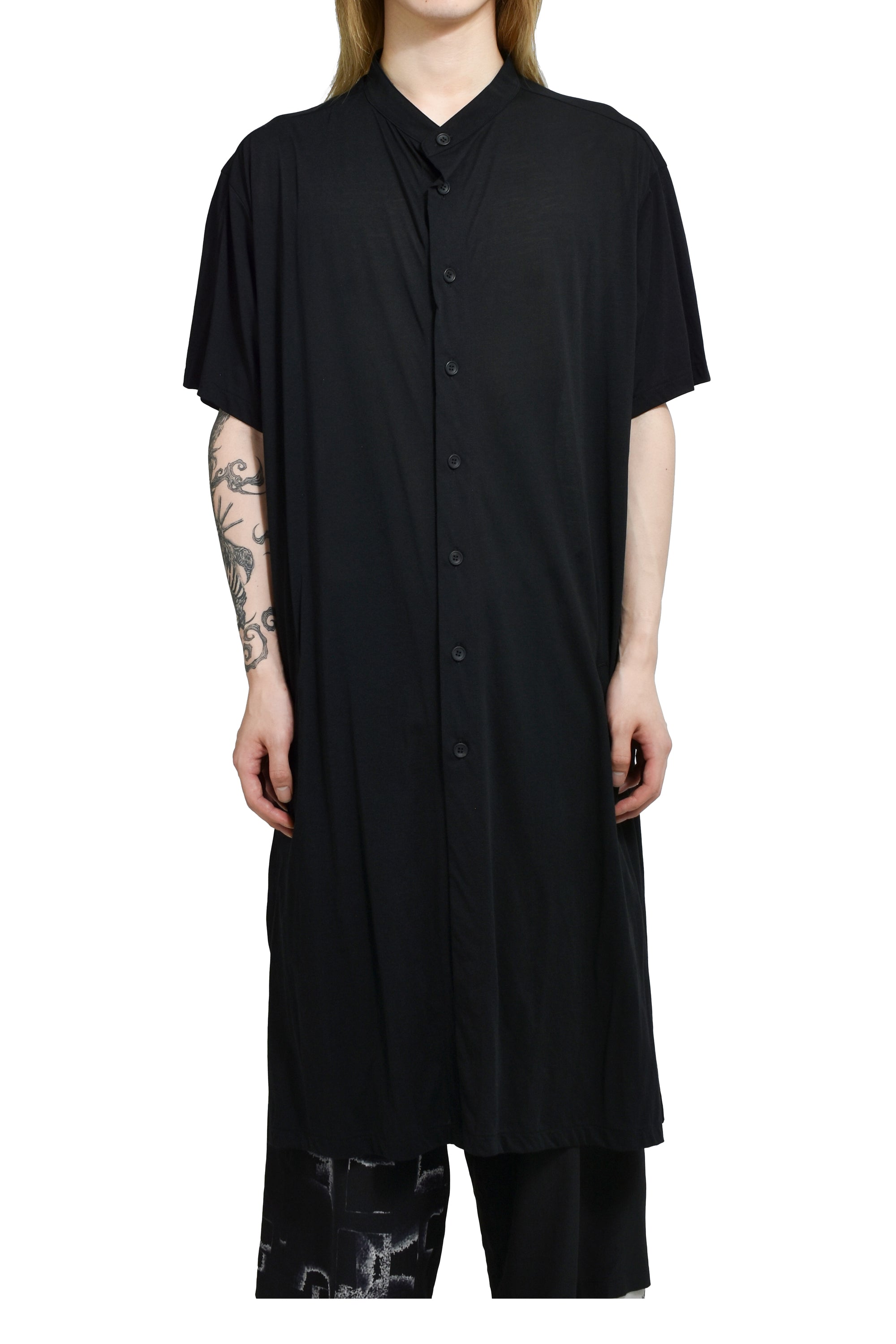 ヨウジヤマモトプールオム yohji yamamoto HP-V17-607-1 Yohji Yamamoto ヨウジヤマモト SS25 HP-V17-607-1S25 / BLK - NUBIAN