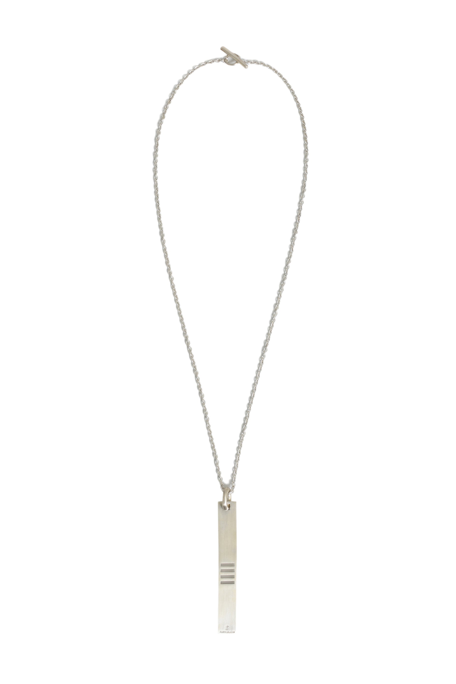 Parts Of Four PLATE NECKLACE (4-BAR PUNCHOUT,MA) / SIL