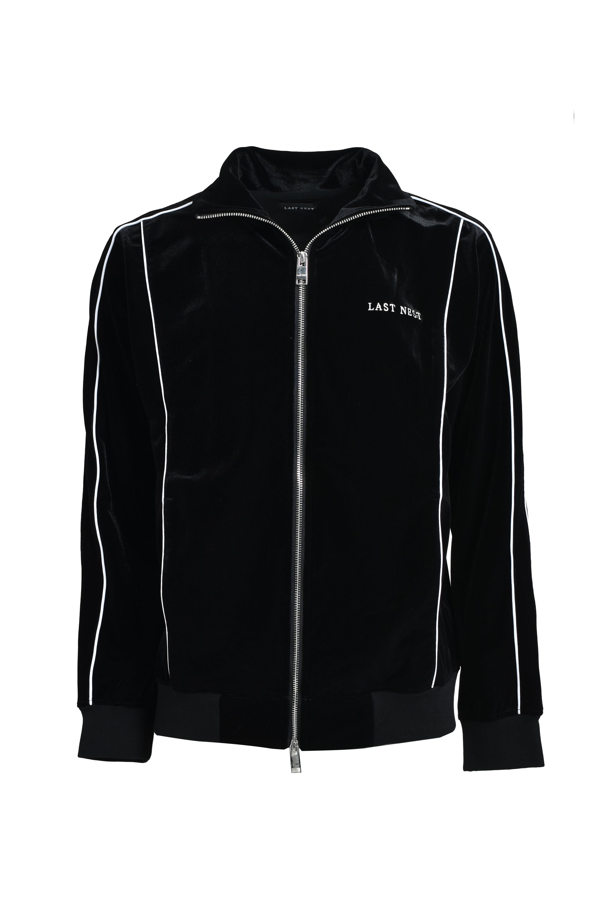 VELOUR TRACK JACKET V2 / BLK