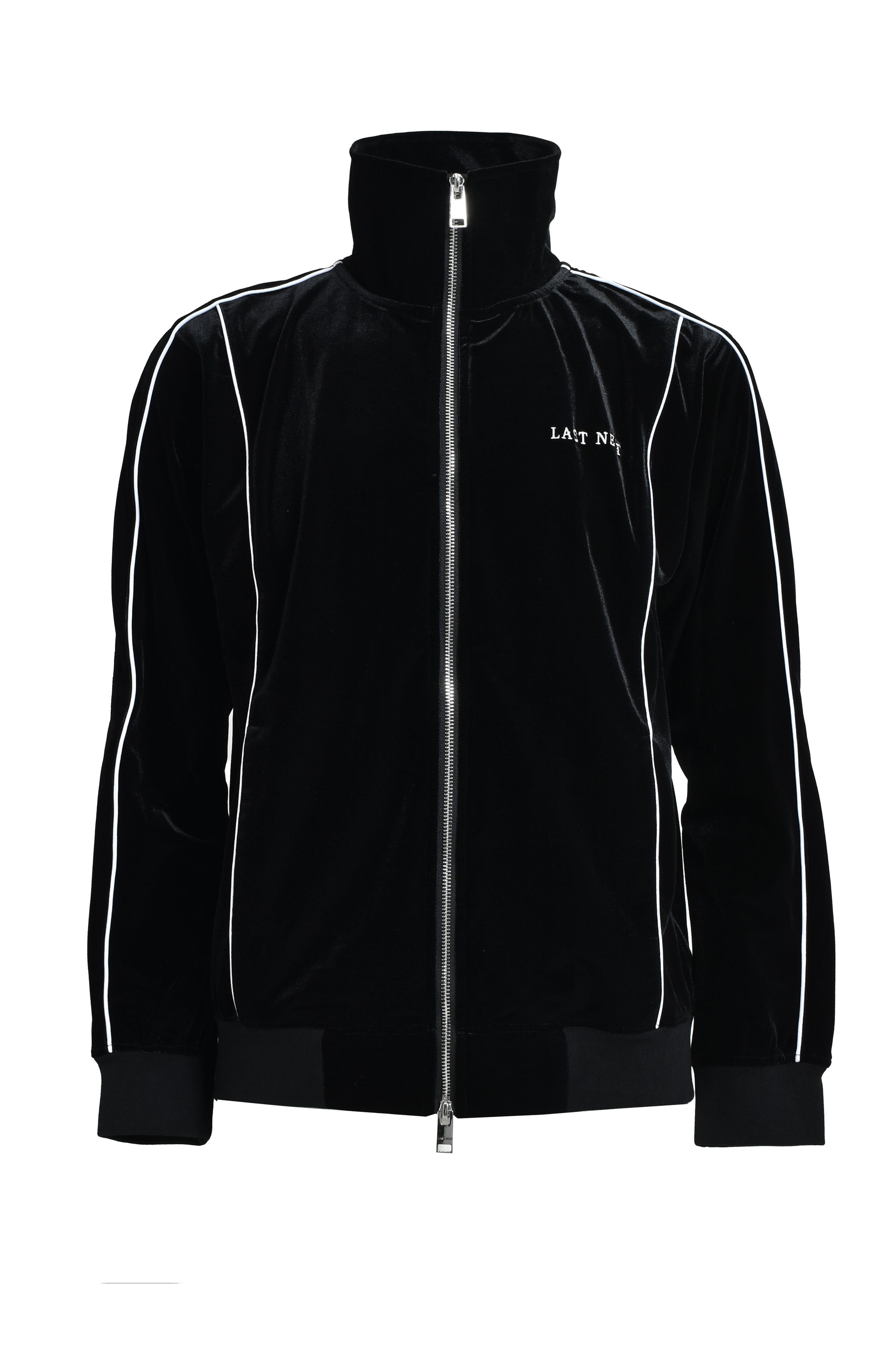 VELOUR TRACK JACKET V2 / BLK