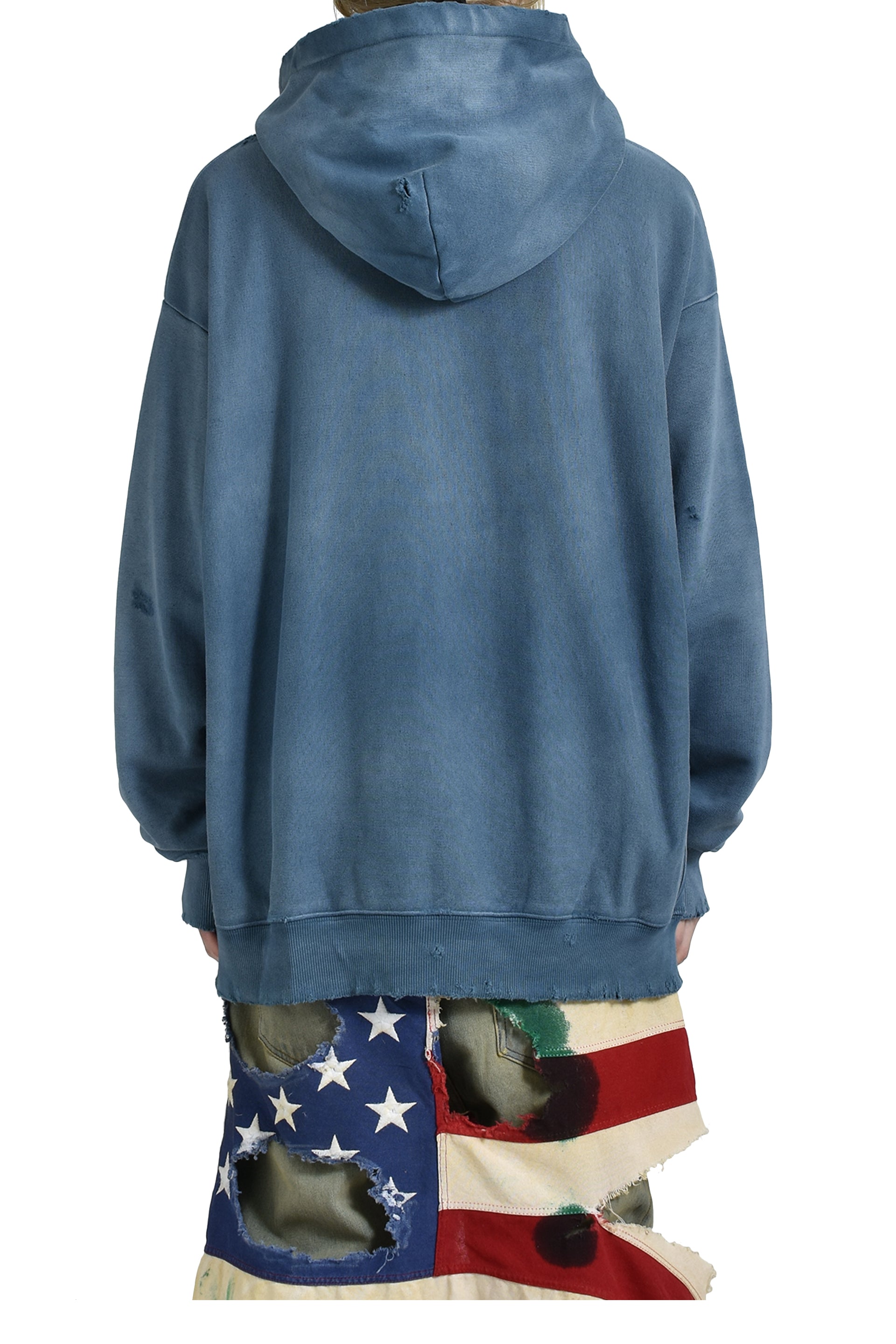 Marking Distance CLASSIC LOGO HOODIE / SUNFADE BLU