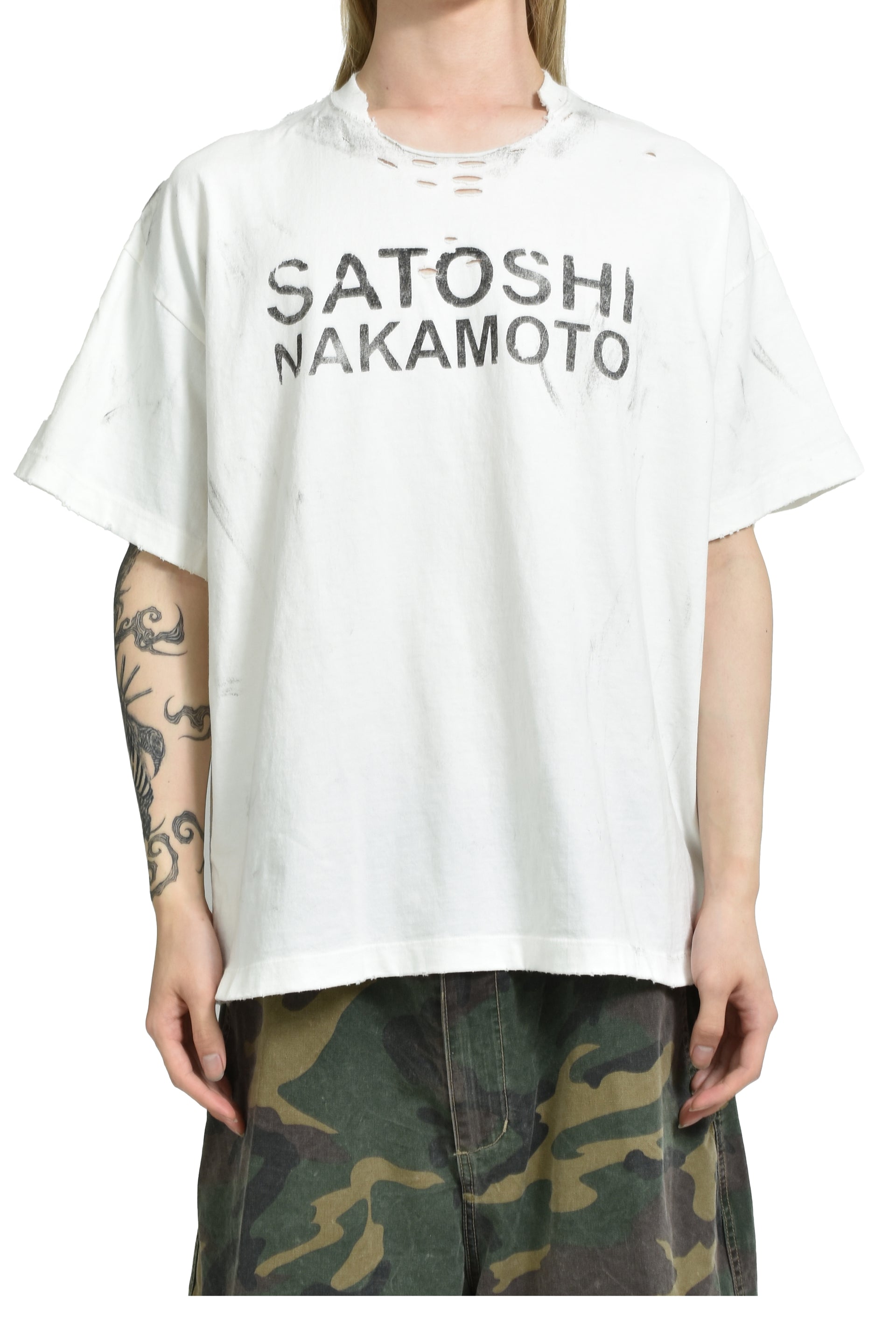 DESTROYED LUKE TEE / WHT