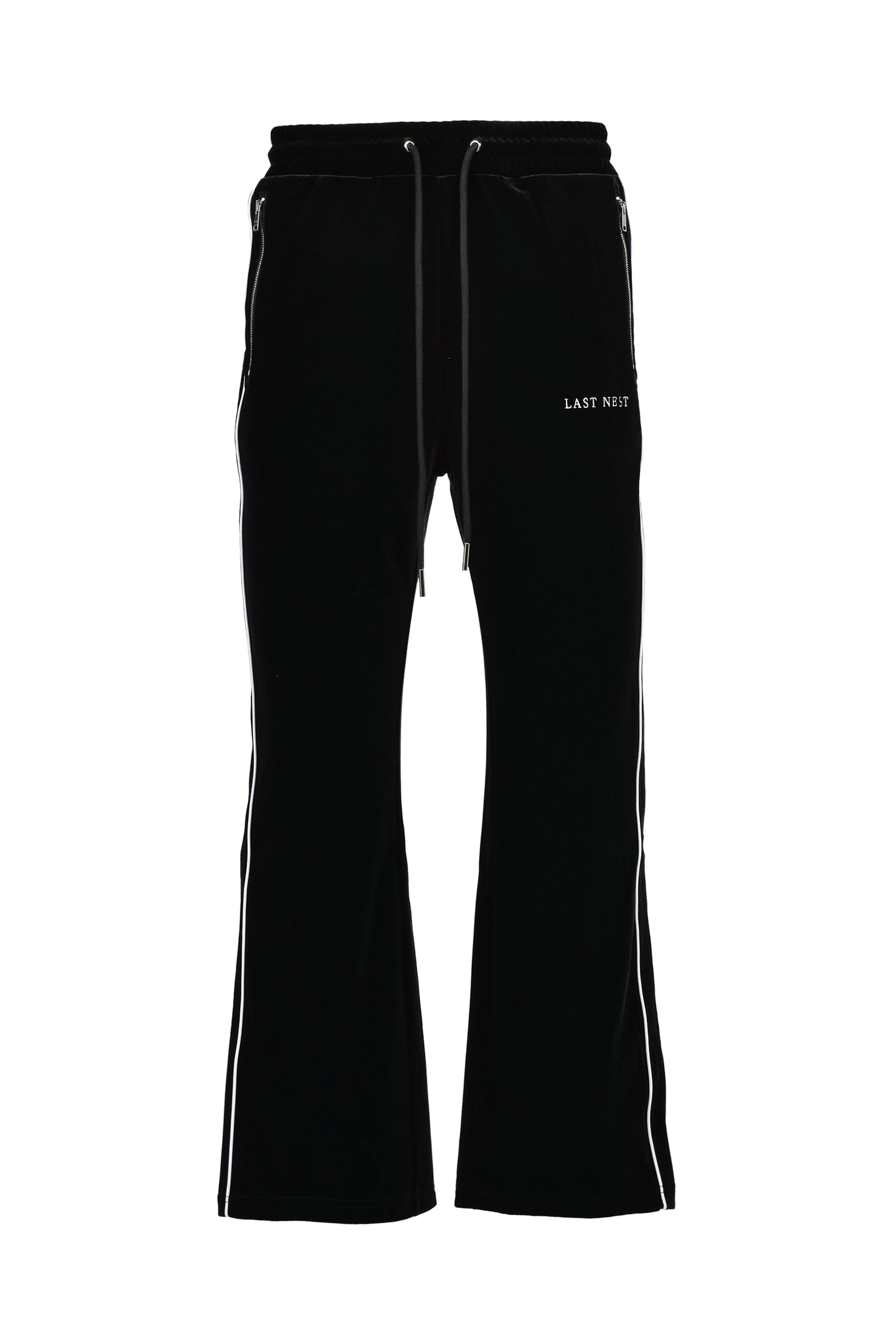 LAST NEST ラストネスト FW26 VELVET TRACK PANTS / BLK - NUBIAN ヌビアン