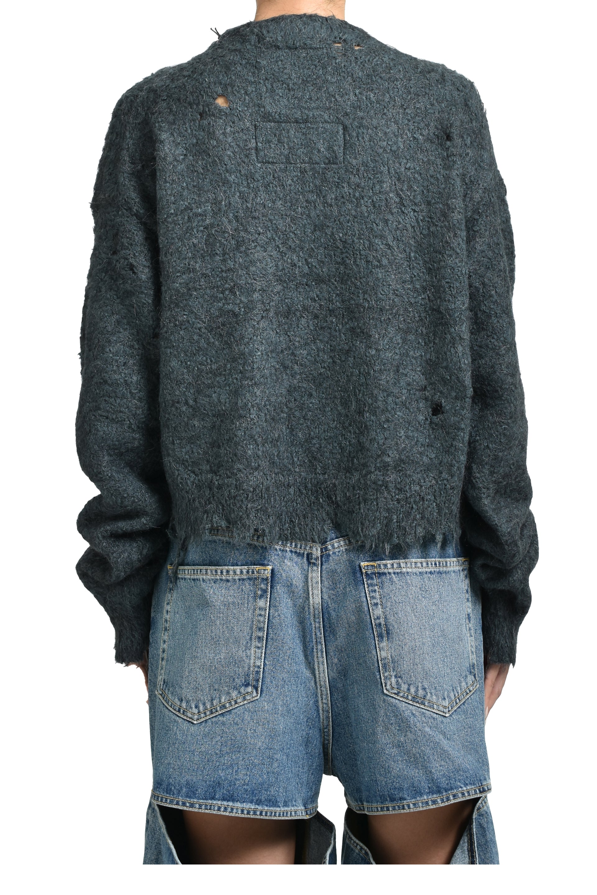 MOHAIR KNIT CARDIGAN / CHA