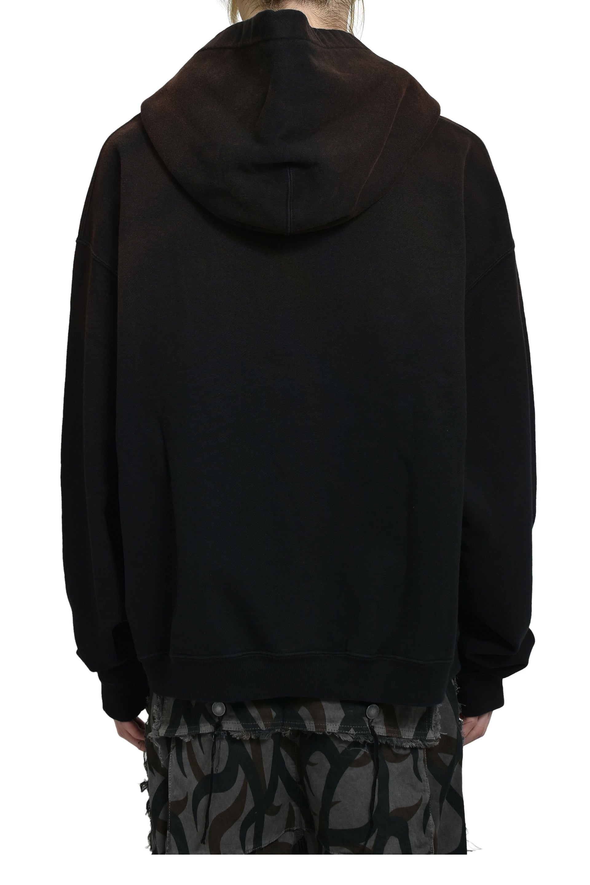 CHITO CAMO FACE FULL ZIP HOODIE / BLK