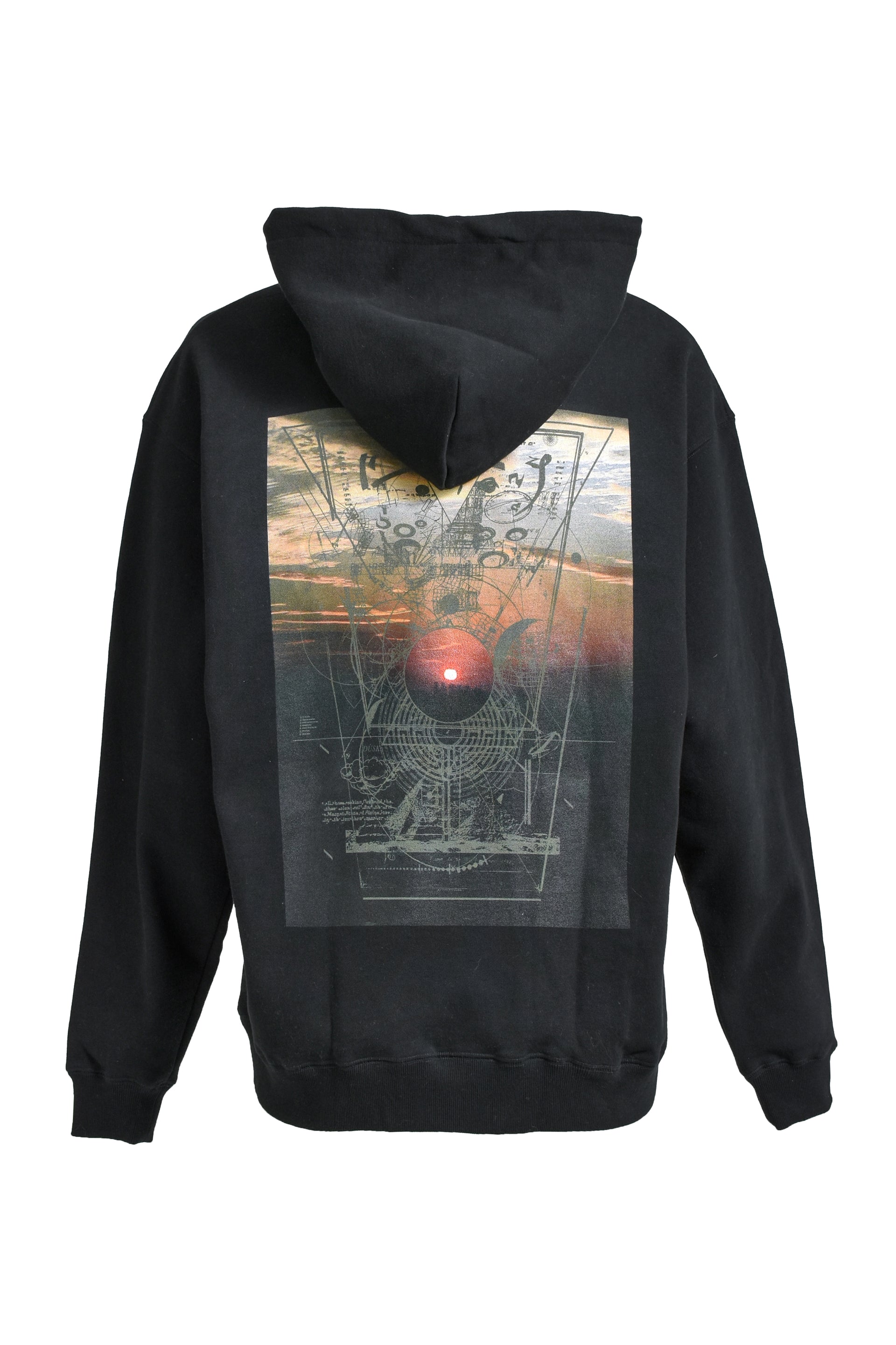 SHT FLATLINE HOODIE / BLK