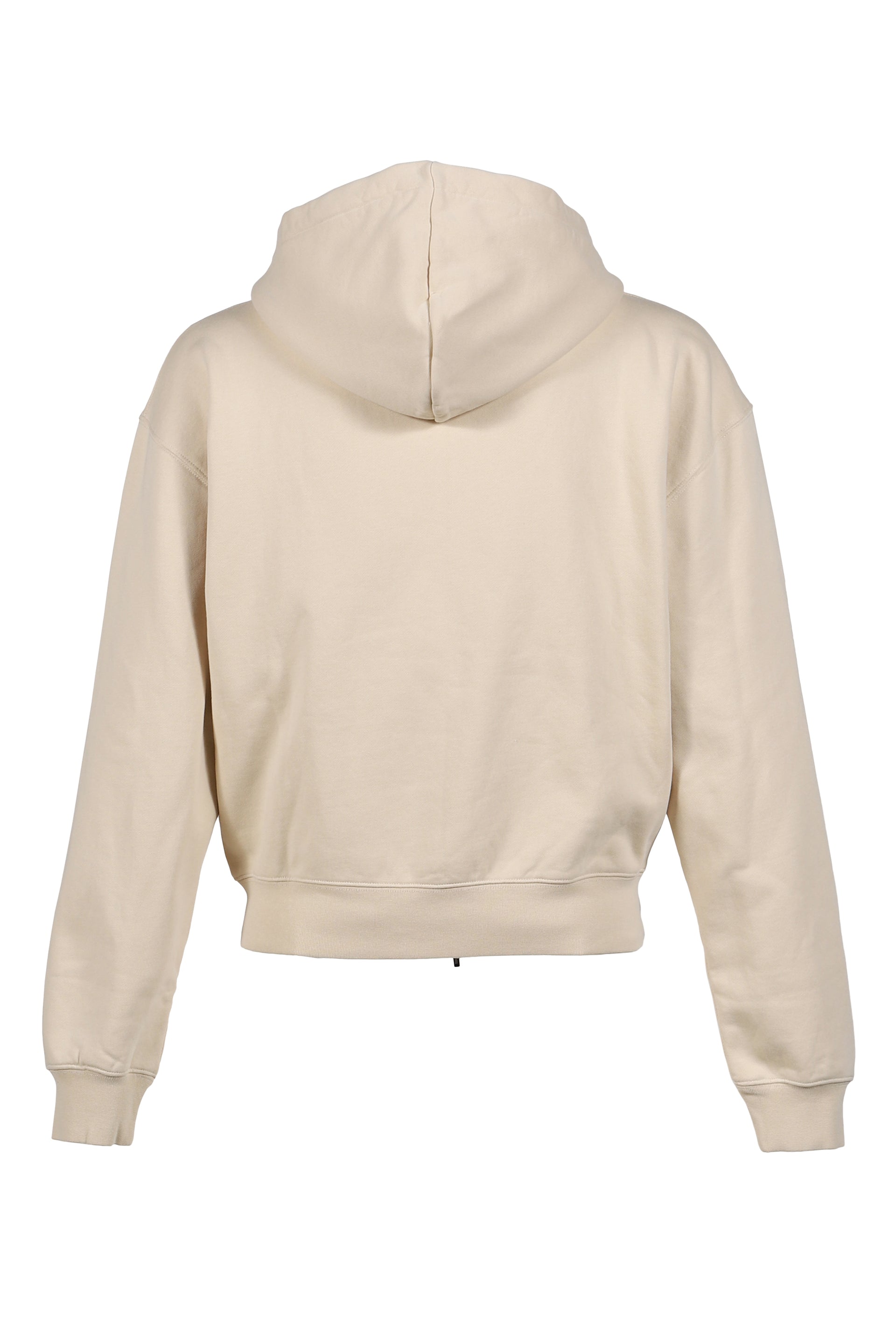 LE HOODIE ZIP GROS GRAIN / BEI