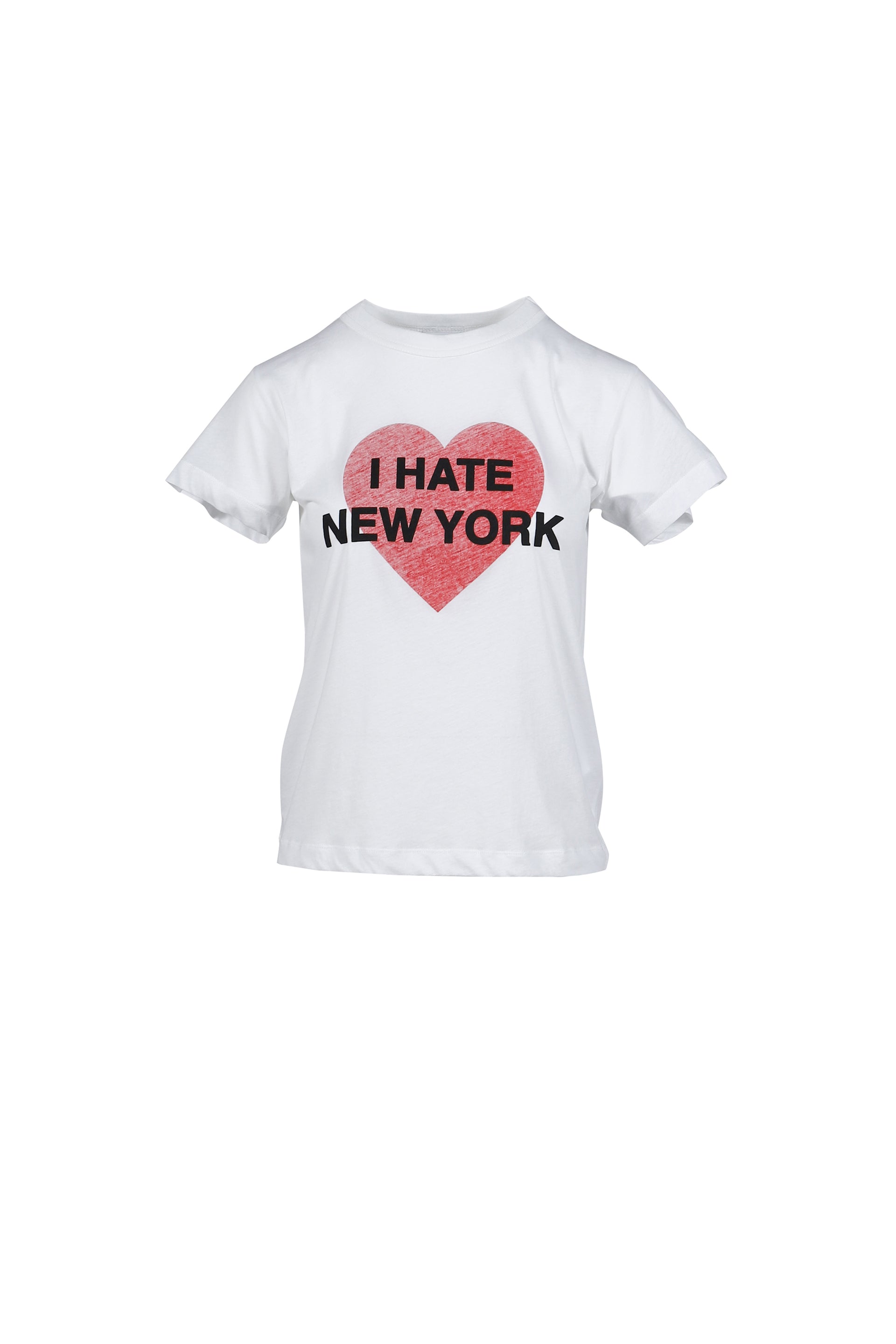 I HATE NY T-SHIRT KNIT / WHT