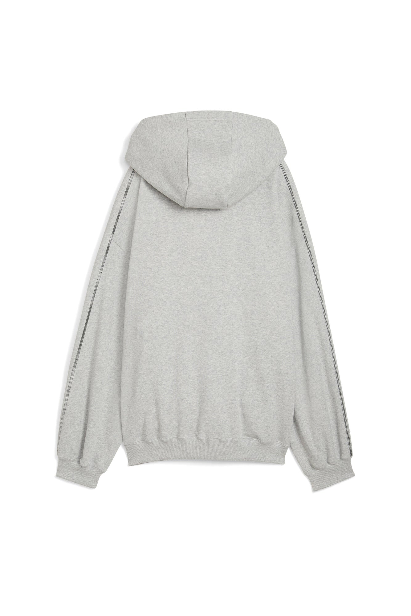T7 OVERSIZED FULL-ZIP HOODIE TR / FLAT LIGHT GRAY HEATHER