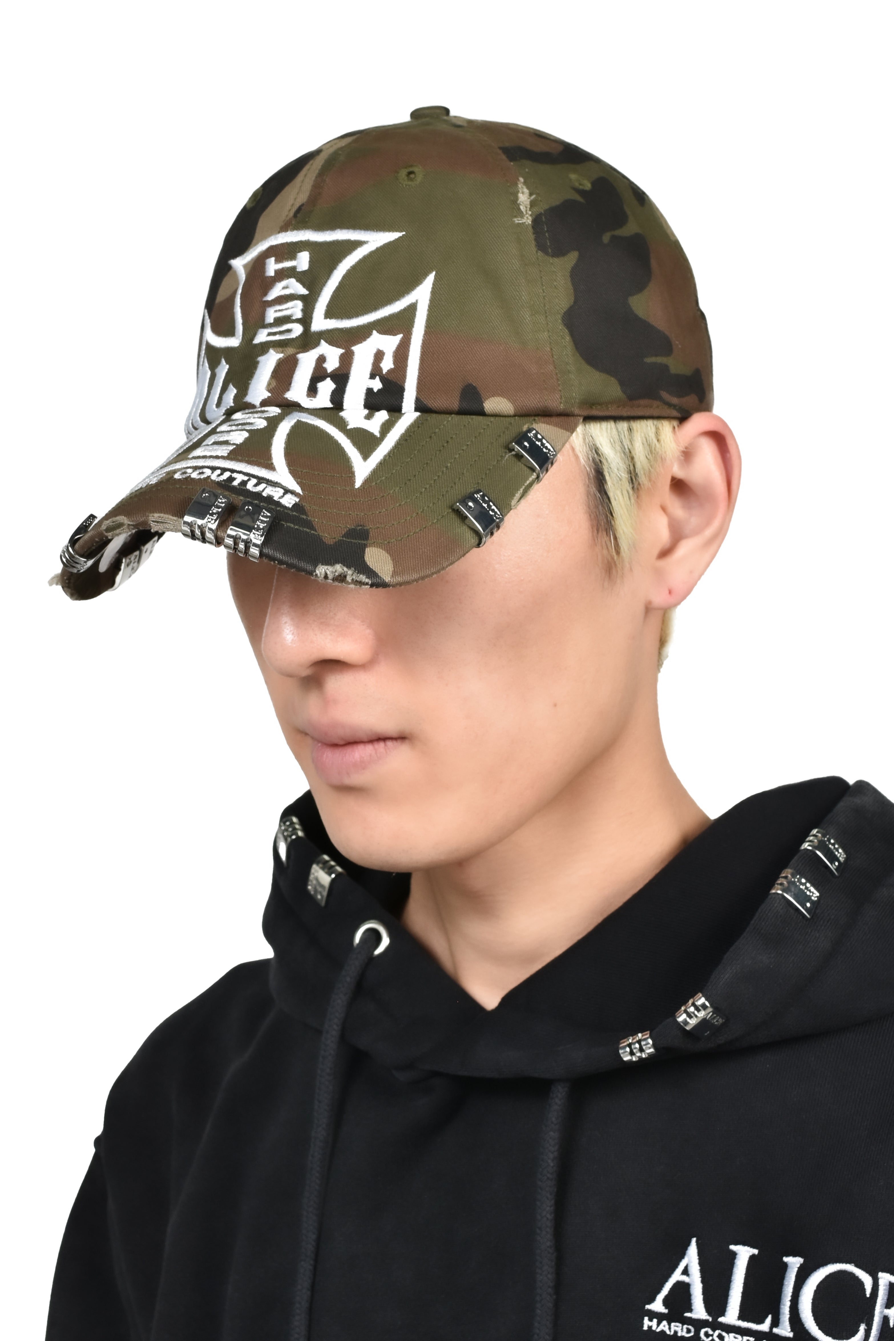 ALICE HOLLYWOOD Alice Hollywood SS26 MOTO COUTURE CAP / CAMO - NUBIAN