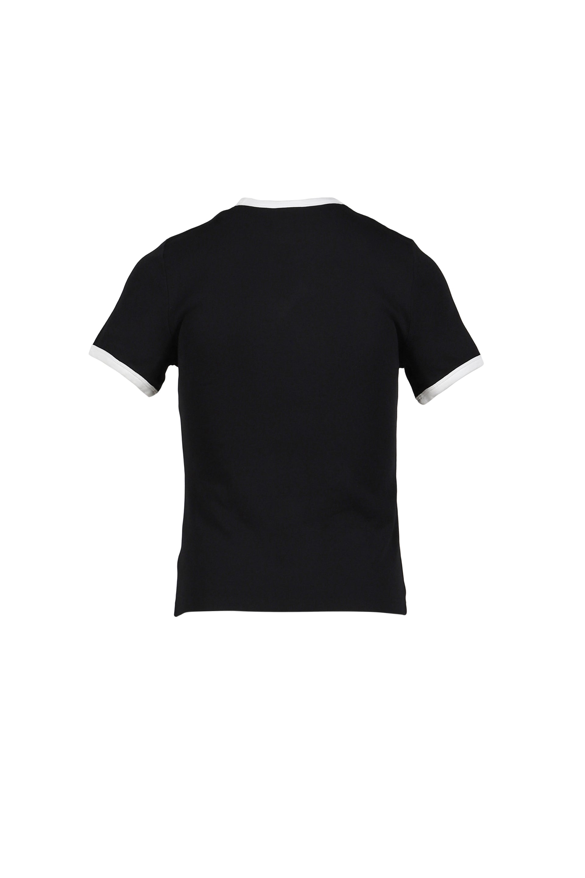 SIGNATURE CONTRAST T-SHIRT / BLK/HERITAGE WHT