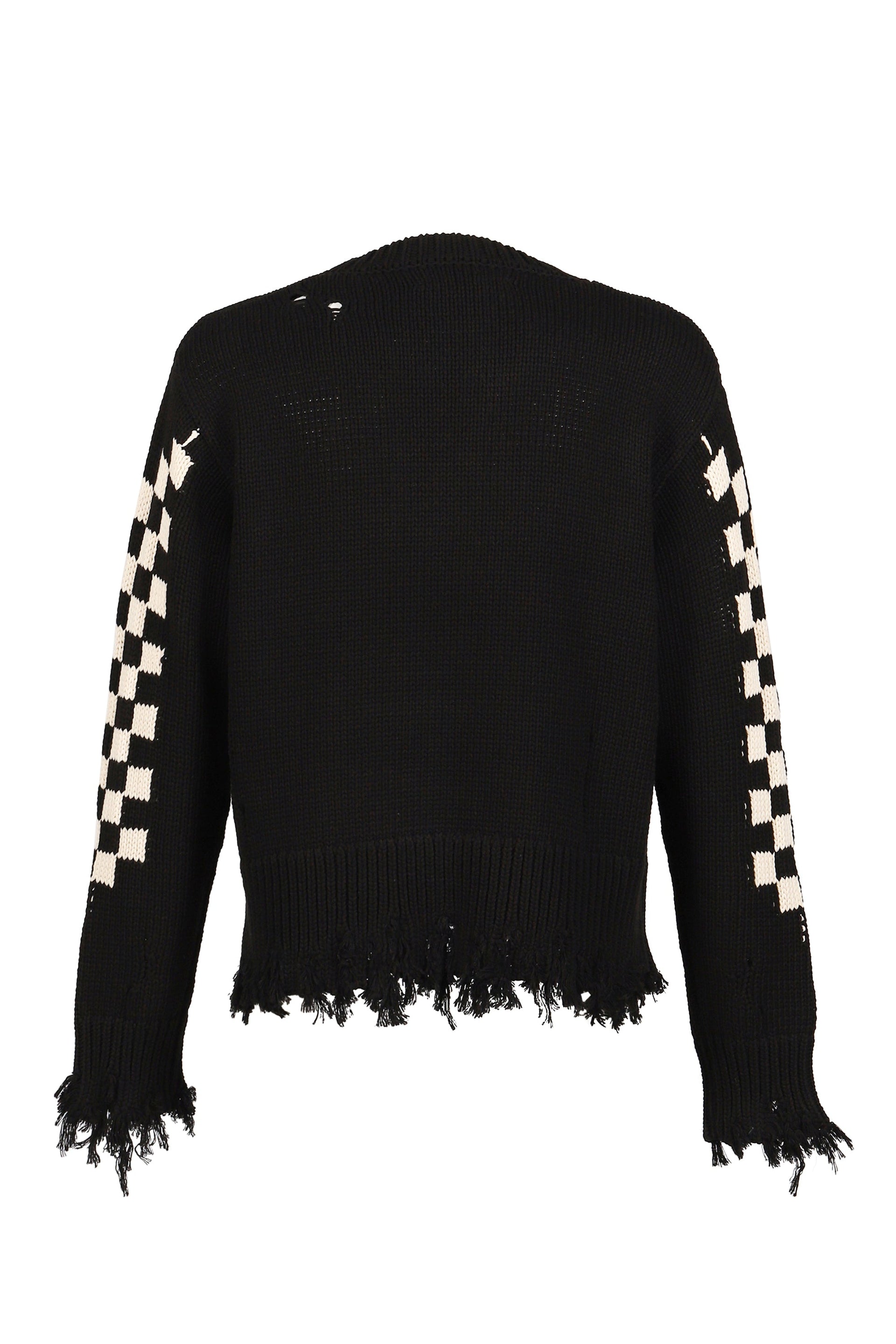 CHECKER KNIT / BLACK